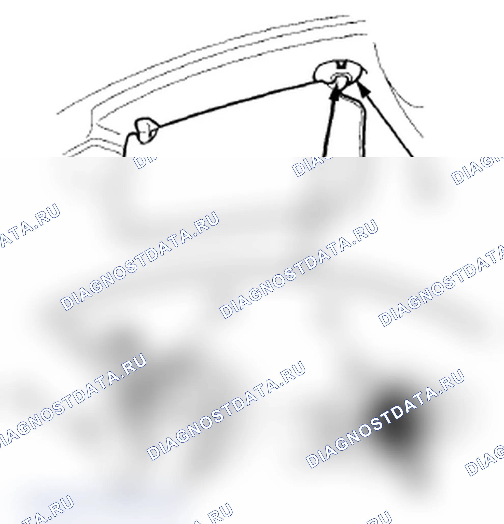 Рис. 69: Демонтаж/монтаж Sunvisor. Acura TL IV рестайлинг