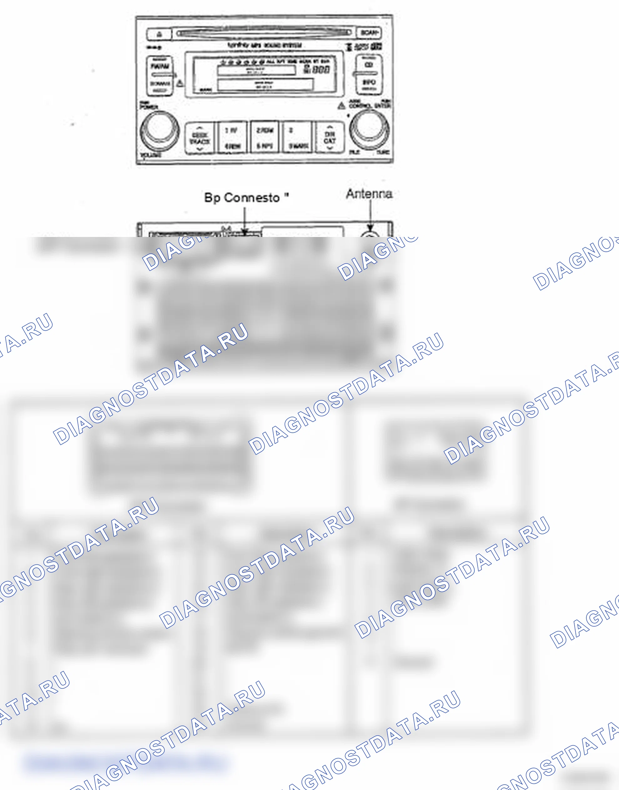 Рис. 5: AM / FM / Xm / CD / MP3 (M455S). Hyundai Azera I