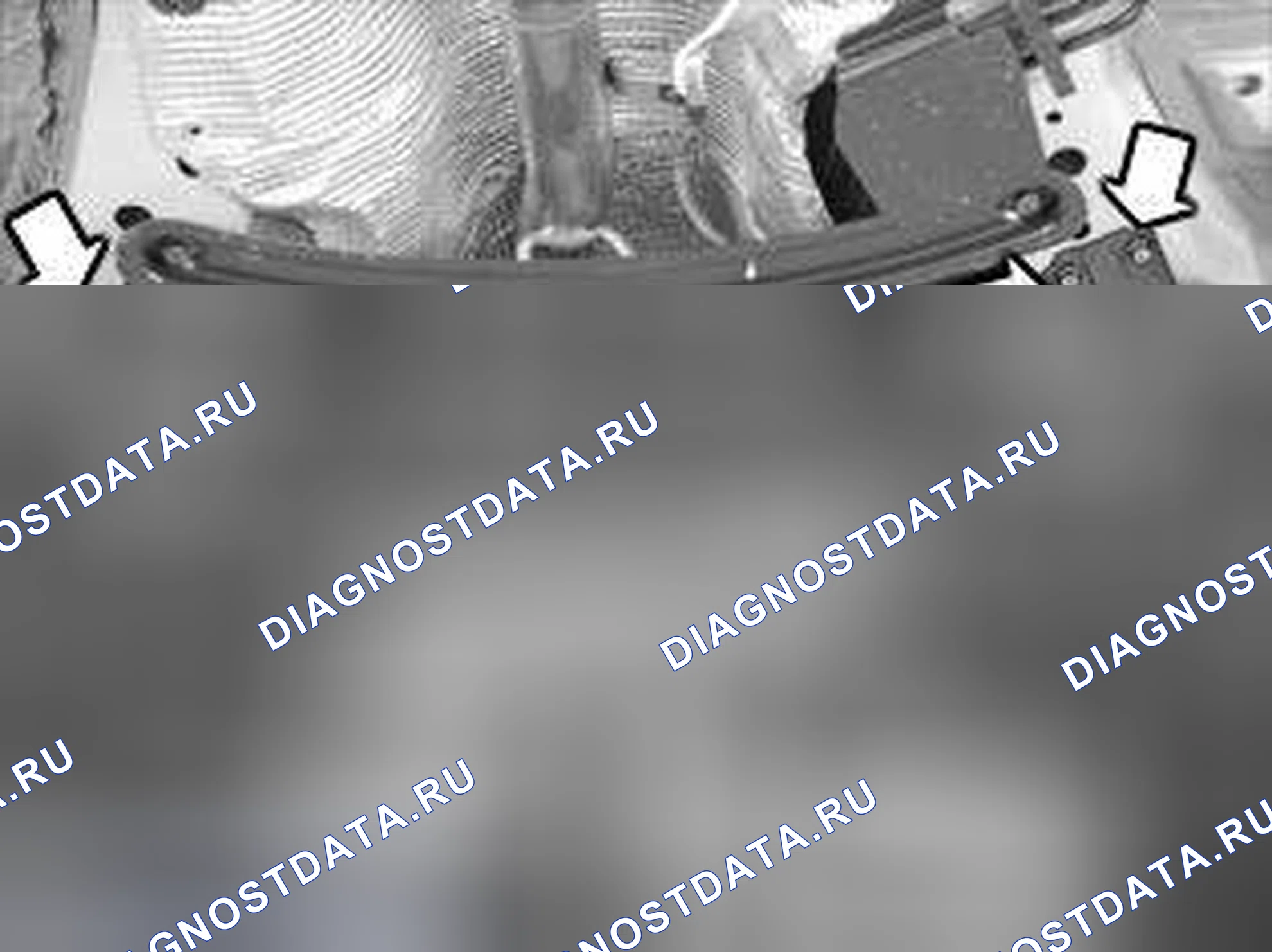 Рис. 300: УСТАНОВКА ВИНТОВ. Volvo V50 I