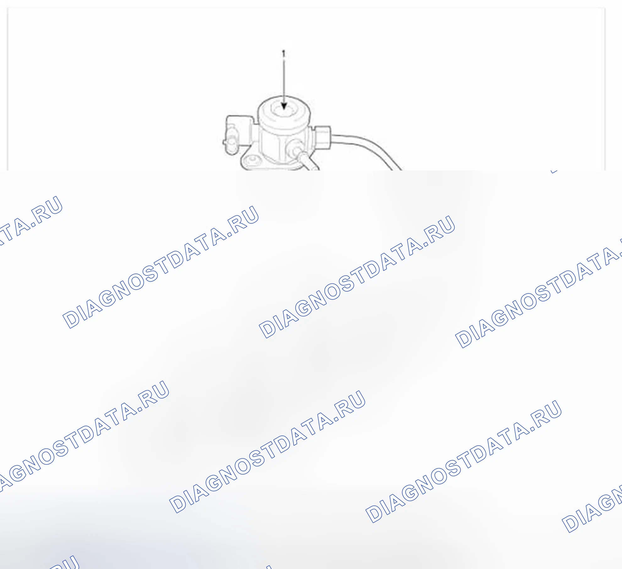 Рис. 58: [Топливопровод высокого давления]. Hyundai Sonata VI