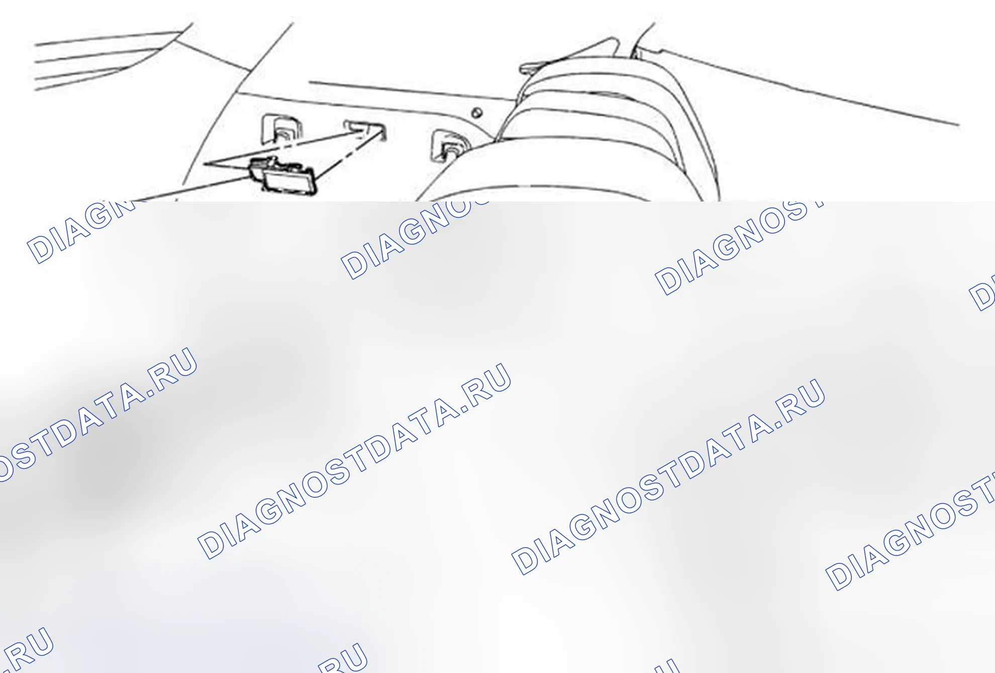 Рис. 39: Замена грузовой лампы. Buick Encore I