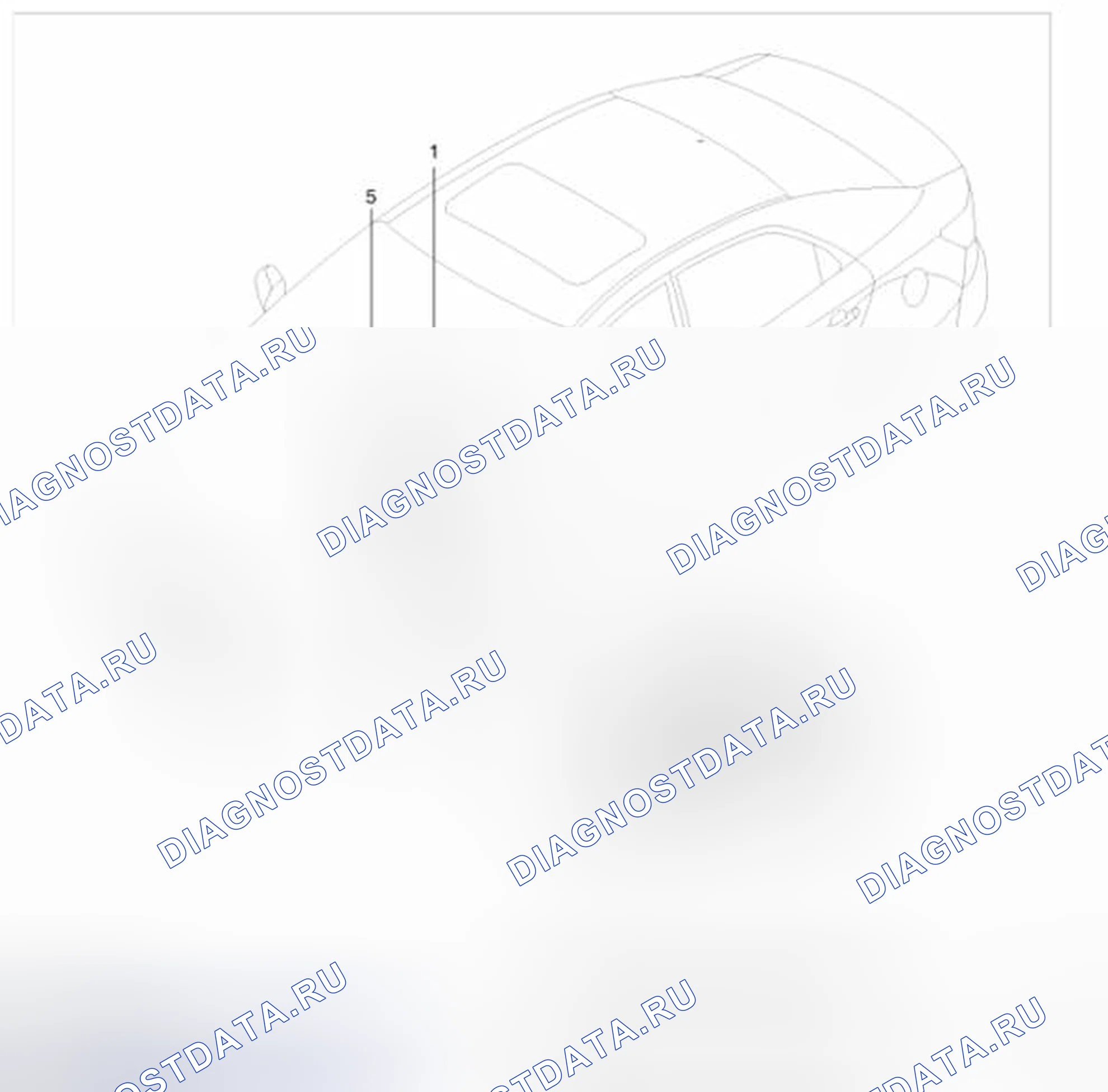 Рис. 1: Расположение компонентов. Kia Forte I