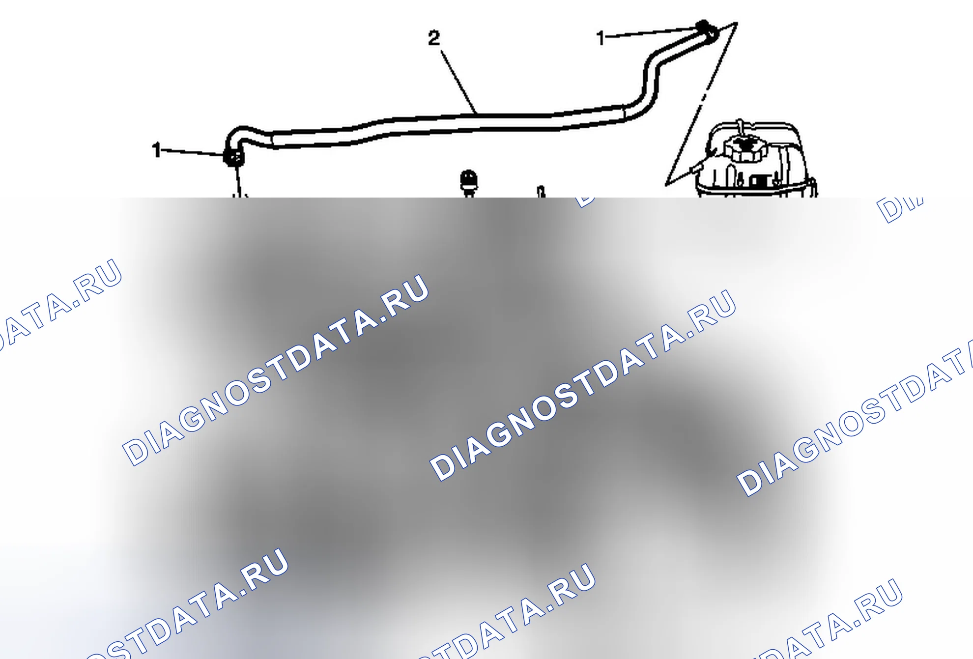 Рис. 3: Замена входного шланга уравнительного резервуара радиатора (LUK). Chevrolet Malibu VIII рестайлинг