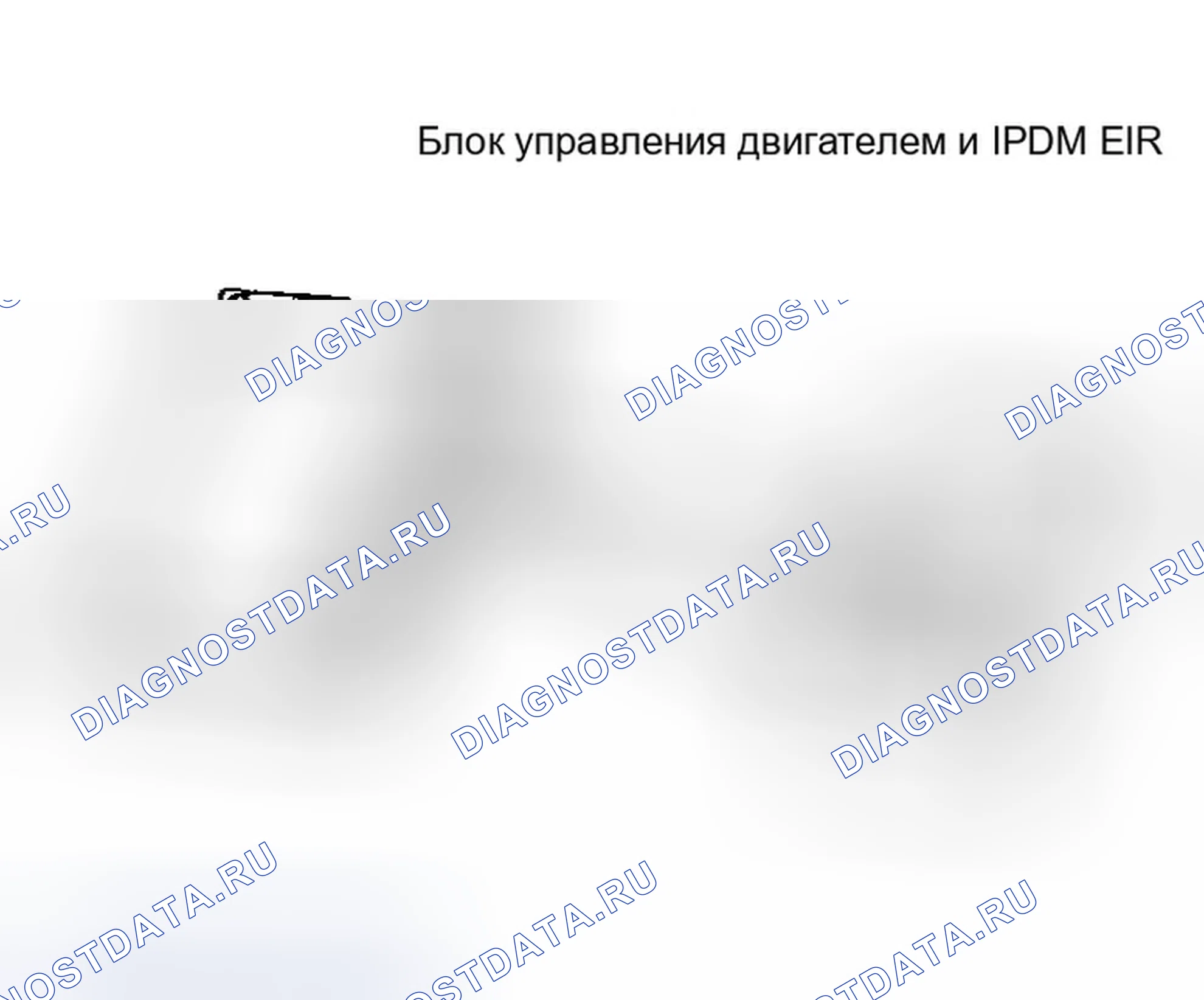 Рис. 561: ПРОВЕРКА ВНУТРЕННЕЙ ЦЕПИ блок управления двигателем / IPDM E / R. Infiniti G35 III