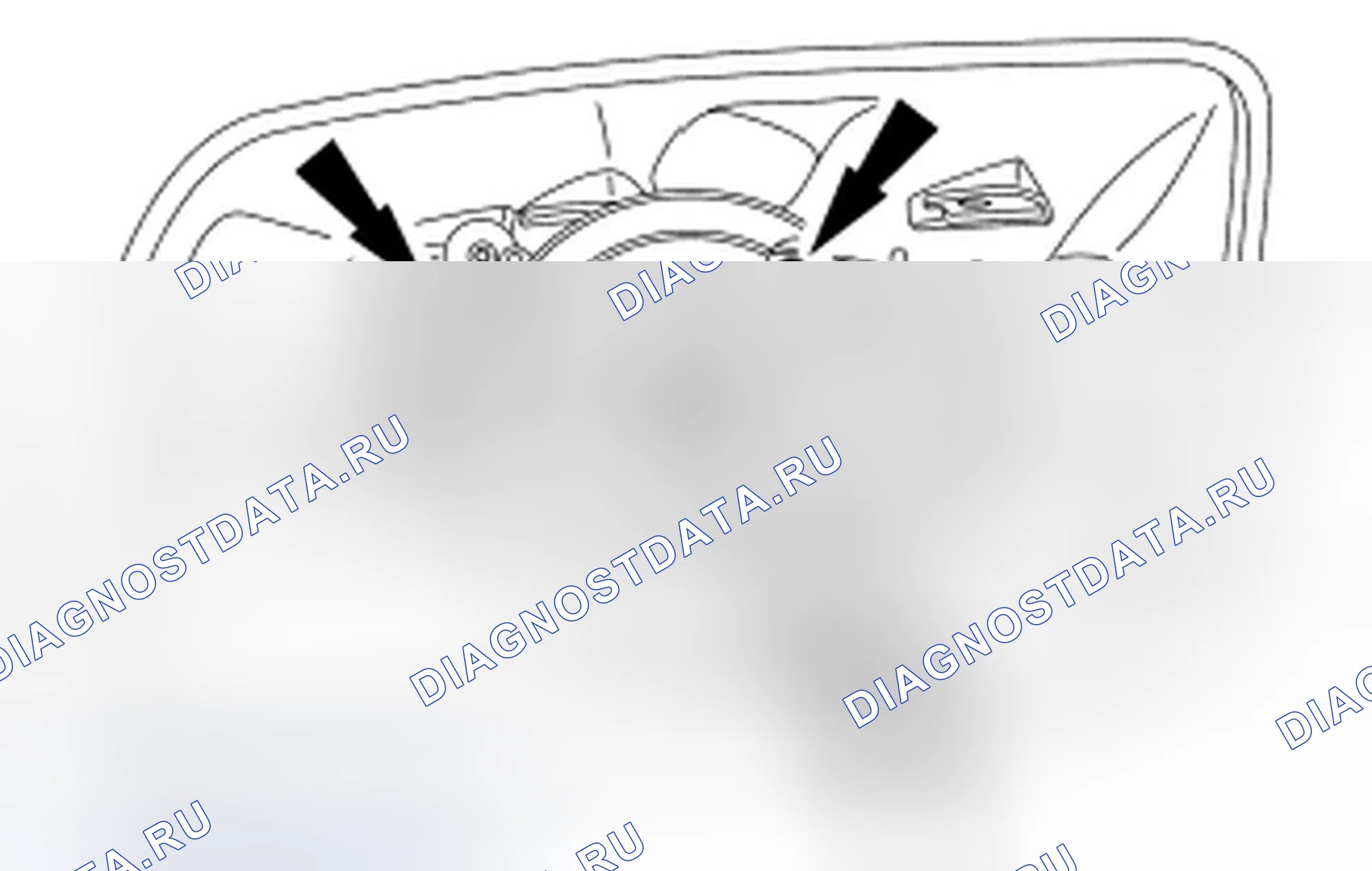Рис. 39: Двигатель внешнего зеркала. Ford Flex I