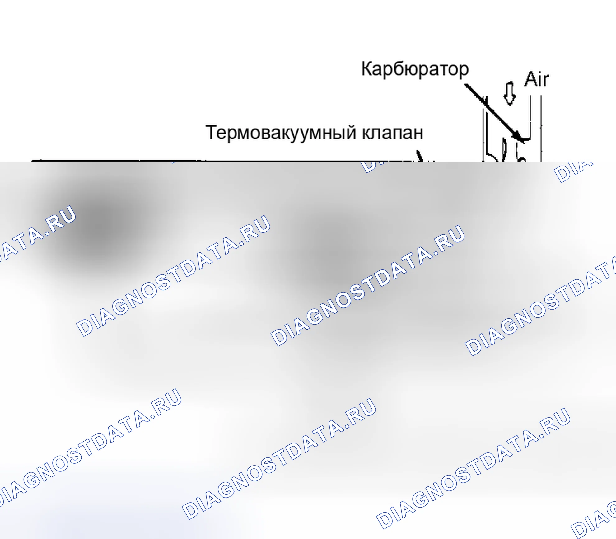 Рис. 18: рециркуляция отработавших газов система (Pickup, Pulsar и Stanza) Только модели пульсаров и стансов Federal.. Nissan Maxima G910
