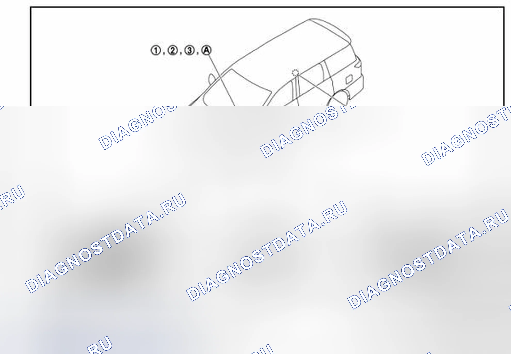 Рис. 28: Расположение компонентов. Nissan Quest IV