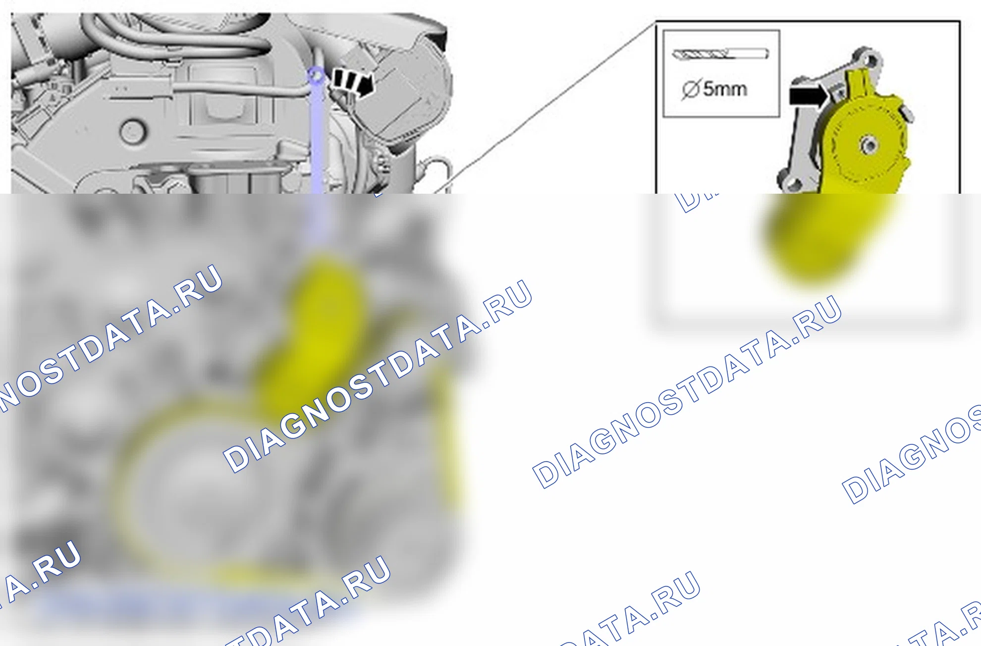 Как снять и установить ремень привода вспомогательных агрегатов. Ford Transit Connect II