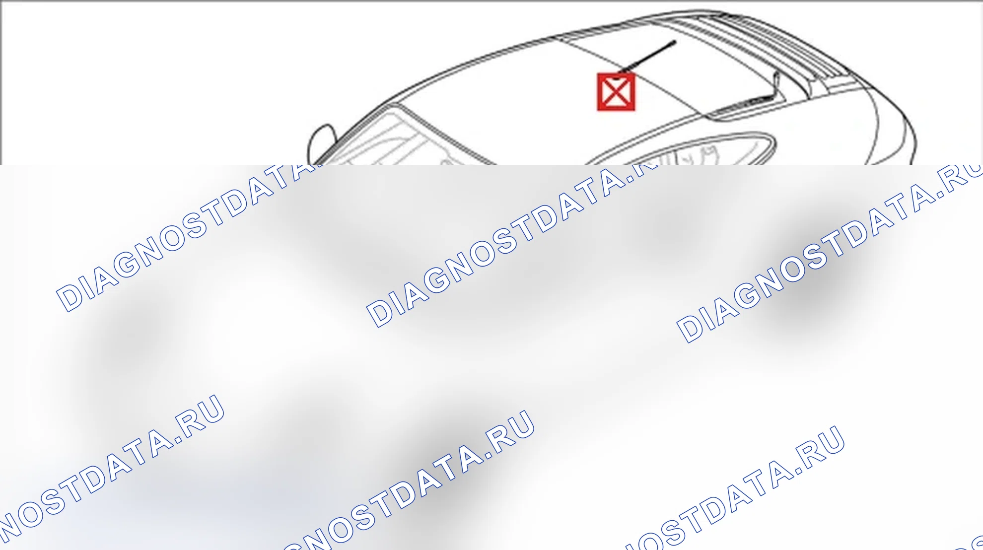 Рис. 44: Снятие стержневой антенны. Porsche 911 GT3 997