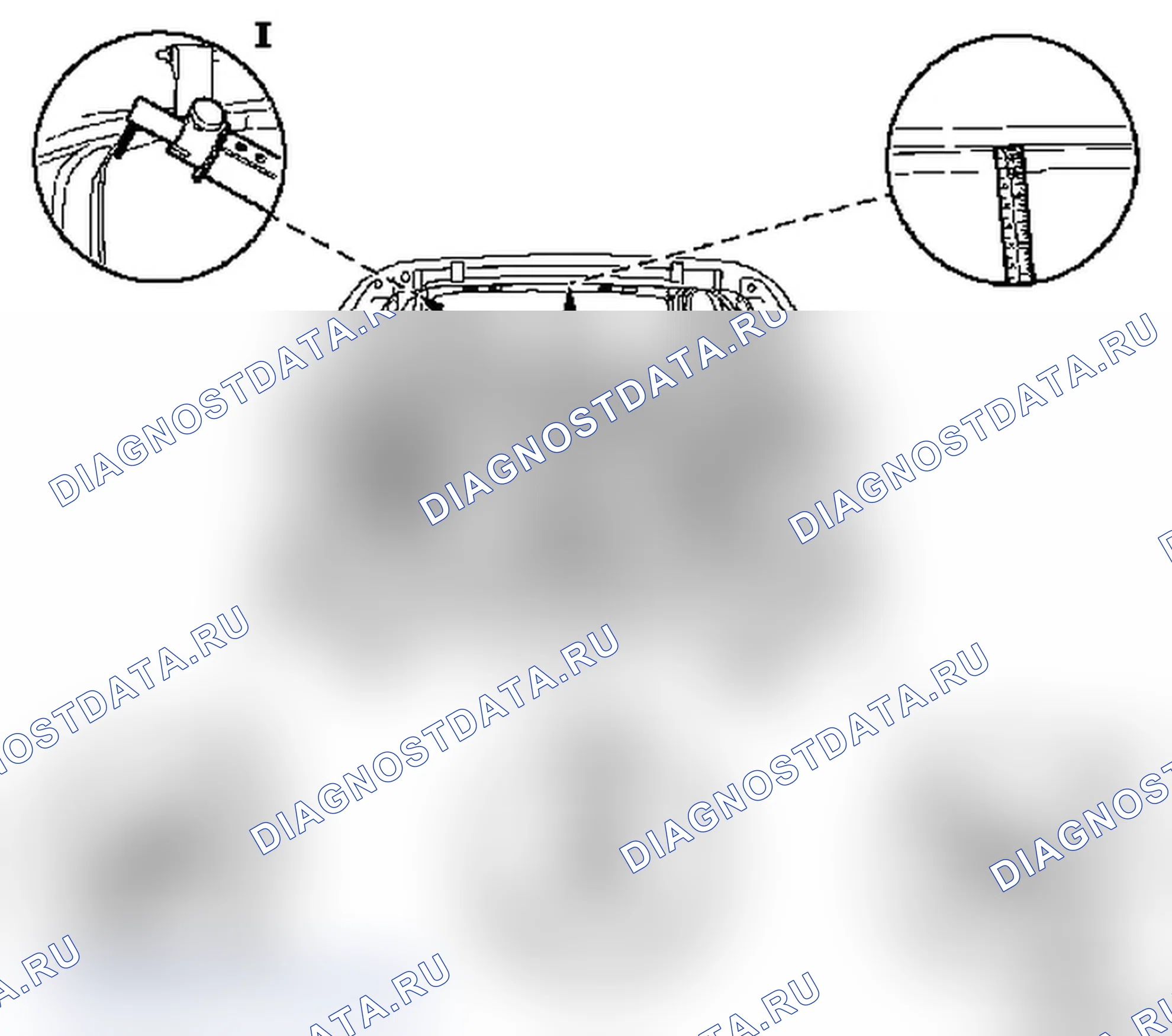 Схема измерения кузова моделей F 08, F 08 & W5L, F 68. Opel Corsa C