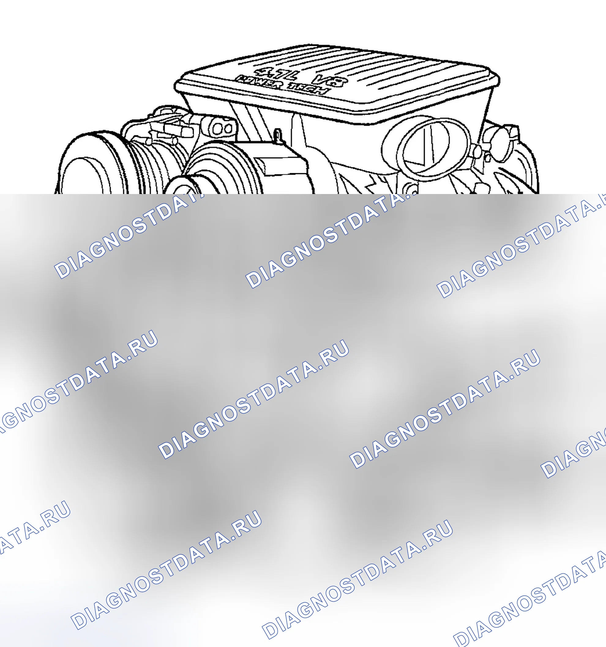 Рис. 254: ДЕМОНТАЖ. Dodge Durango II