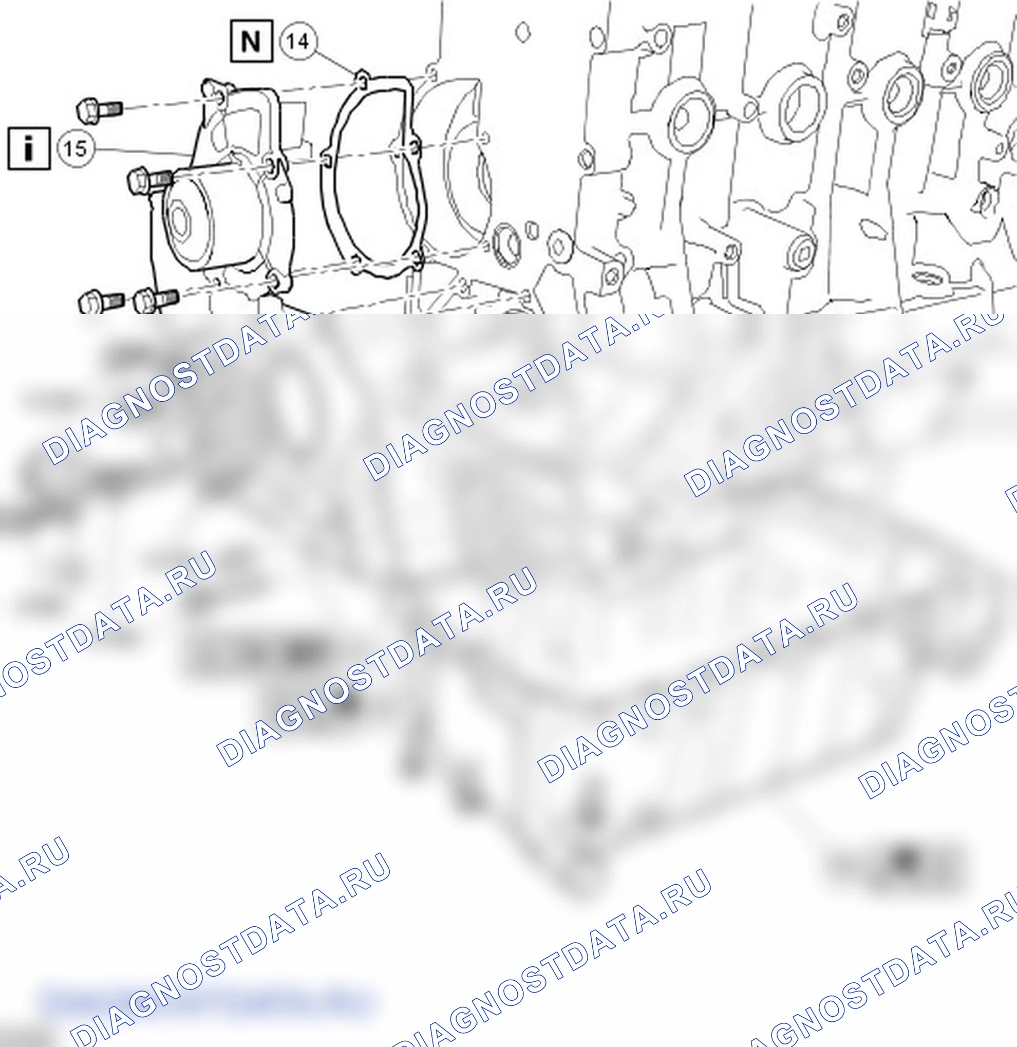 Сборка двигателя. Ford C-MAX I рестайлинг