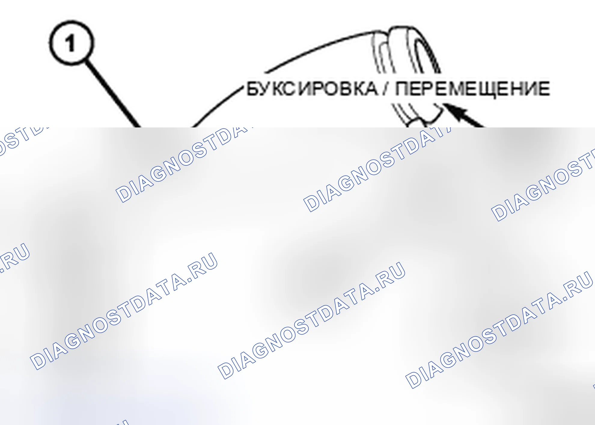 Рис. 221: ВЫКЛЮЧАТЕЛЬ ДЛЯ БУКСИРОВКИ / ПЕРЕВОЗКИ С ПЕРЕГРУЗКОЙ. Dodge Cab & Chassis R3500 HD transition