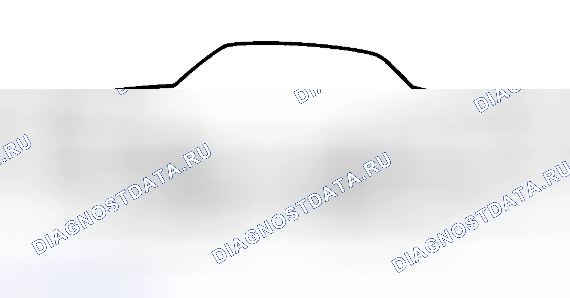 Рис. 3: Точки измерения высоты верховой езды. Hyundai Staria I