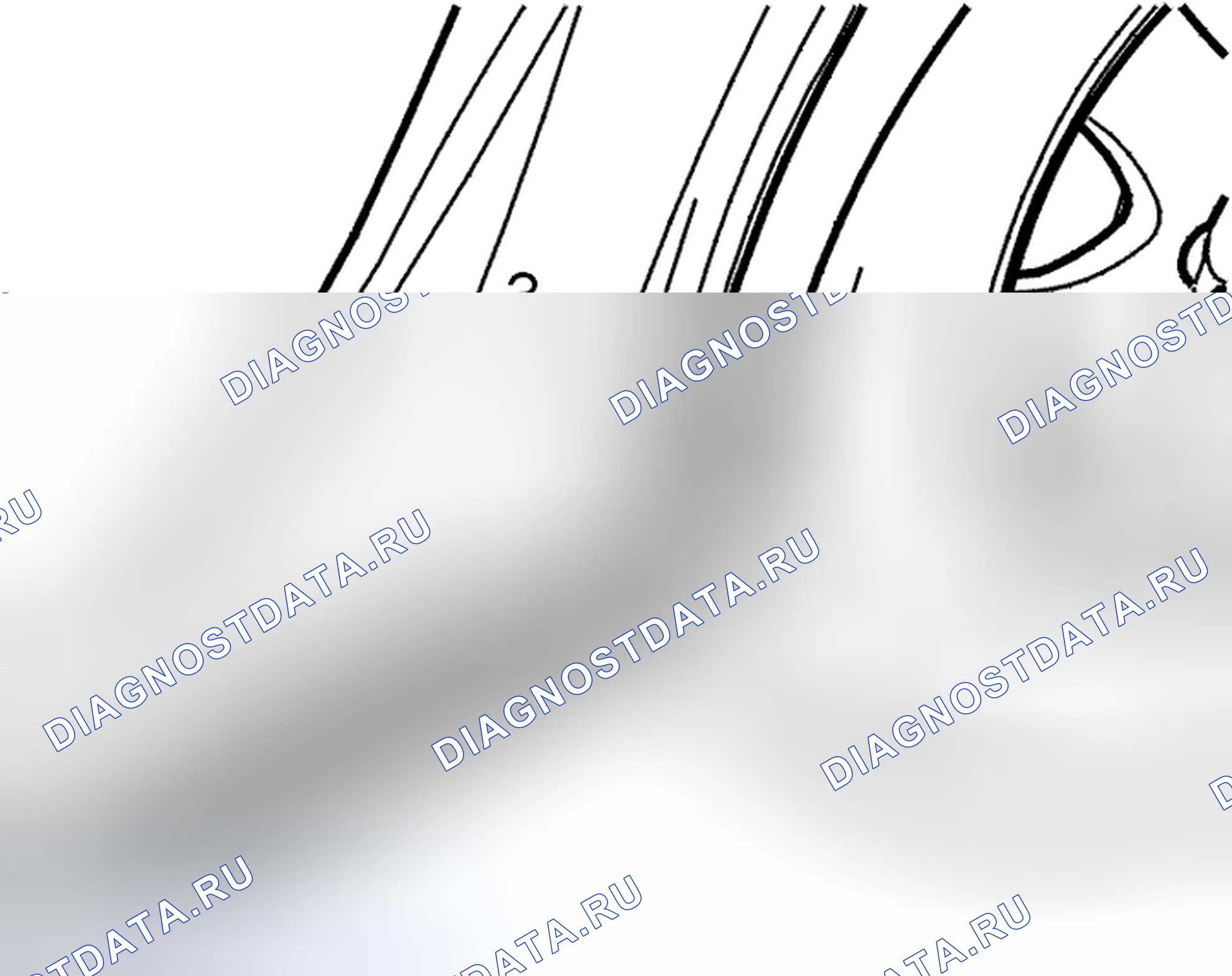 Рис. 261: Снятие накладки подоконника. Volvo V70 II