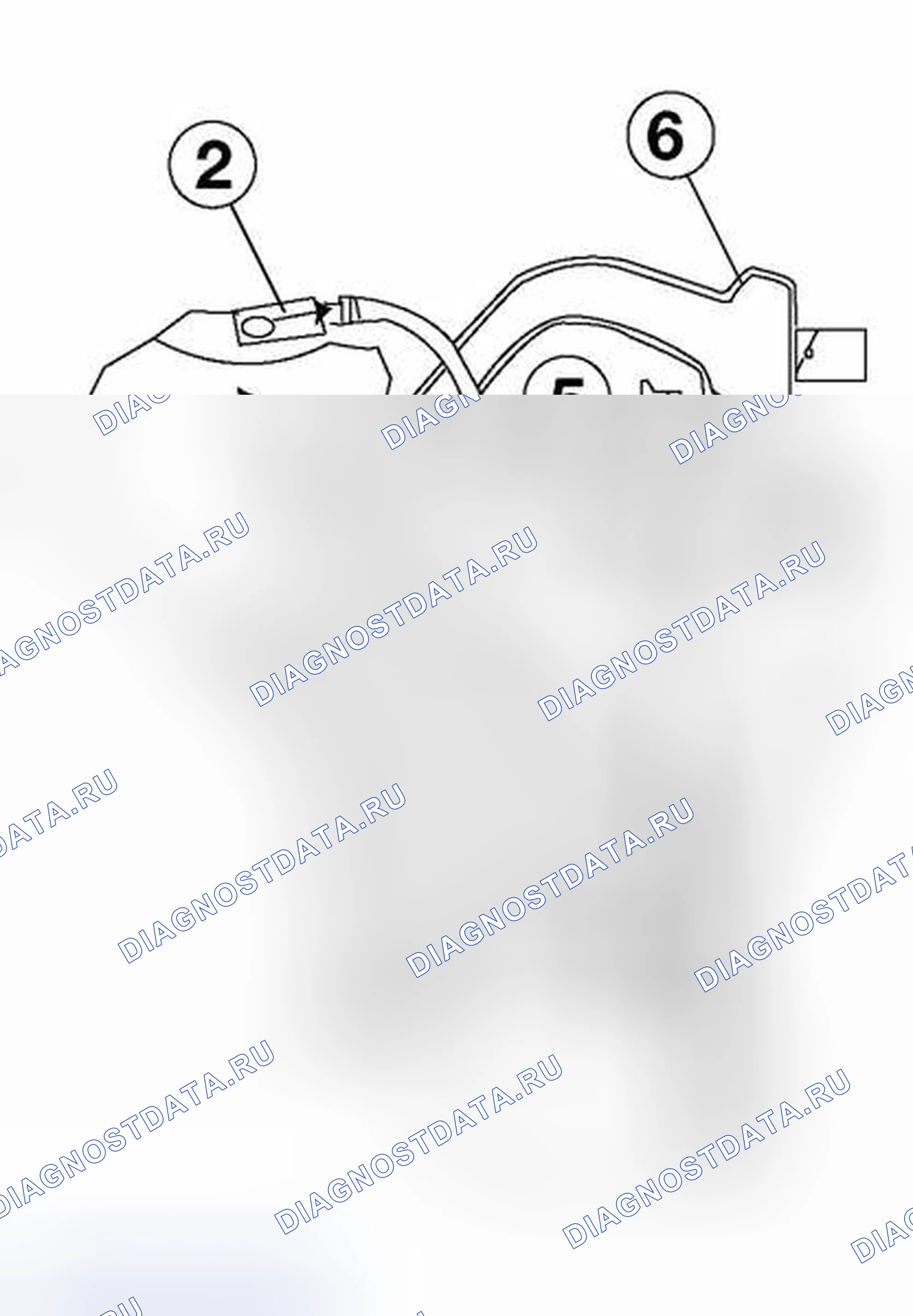 Рис. 370: Идентификация компонентов клапана регулирования давления. BMW Z3 E36