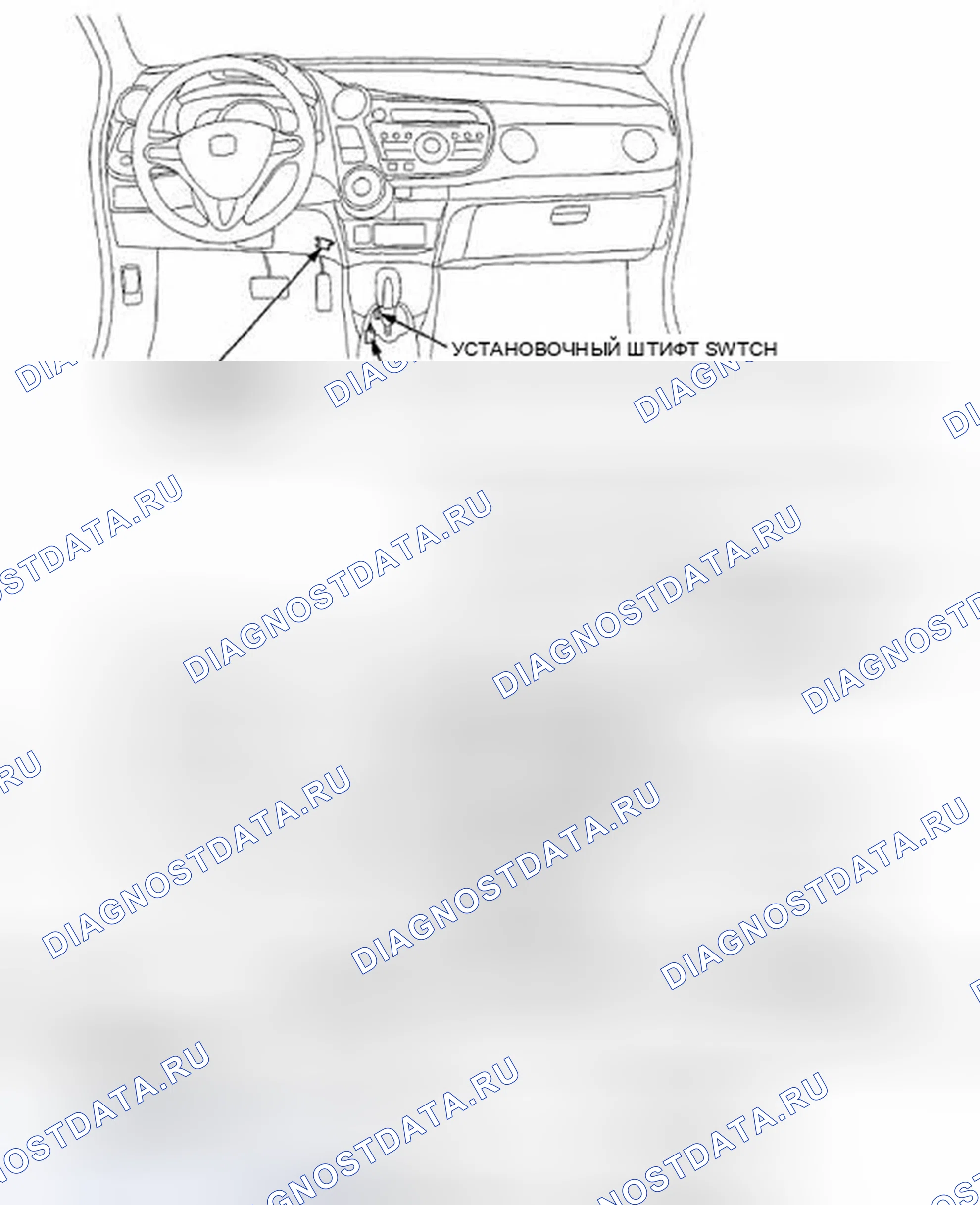 Рис. 11: Шестипозиционная коробка передач. Honda Insight ZE2