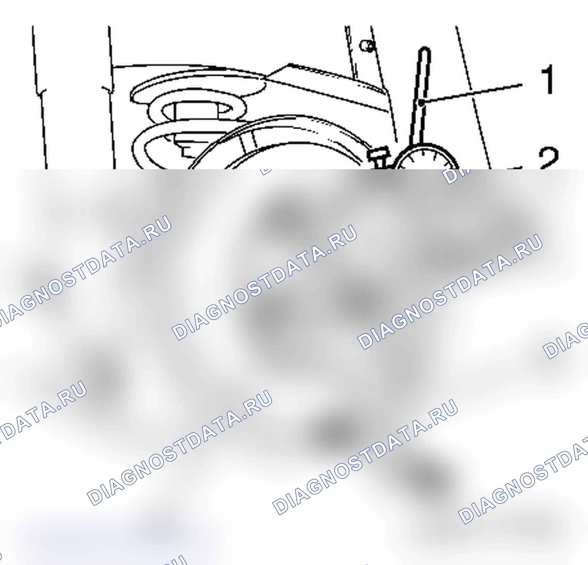 Измерение углового зазора узла подшипника колеса. Opel Zafira B