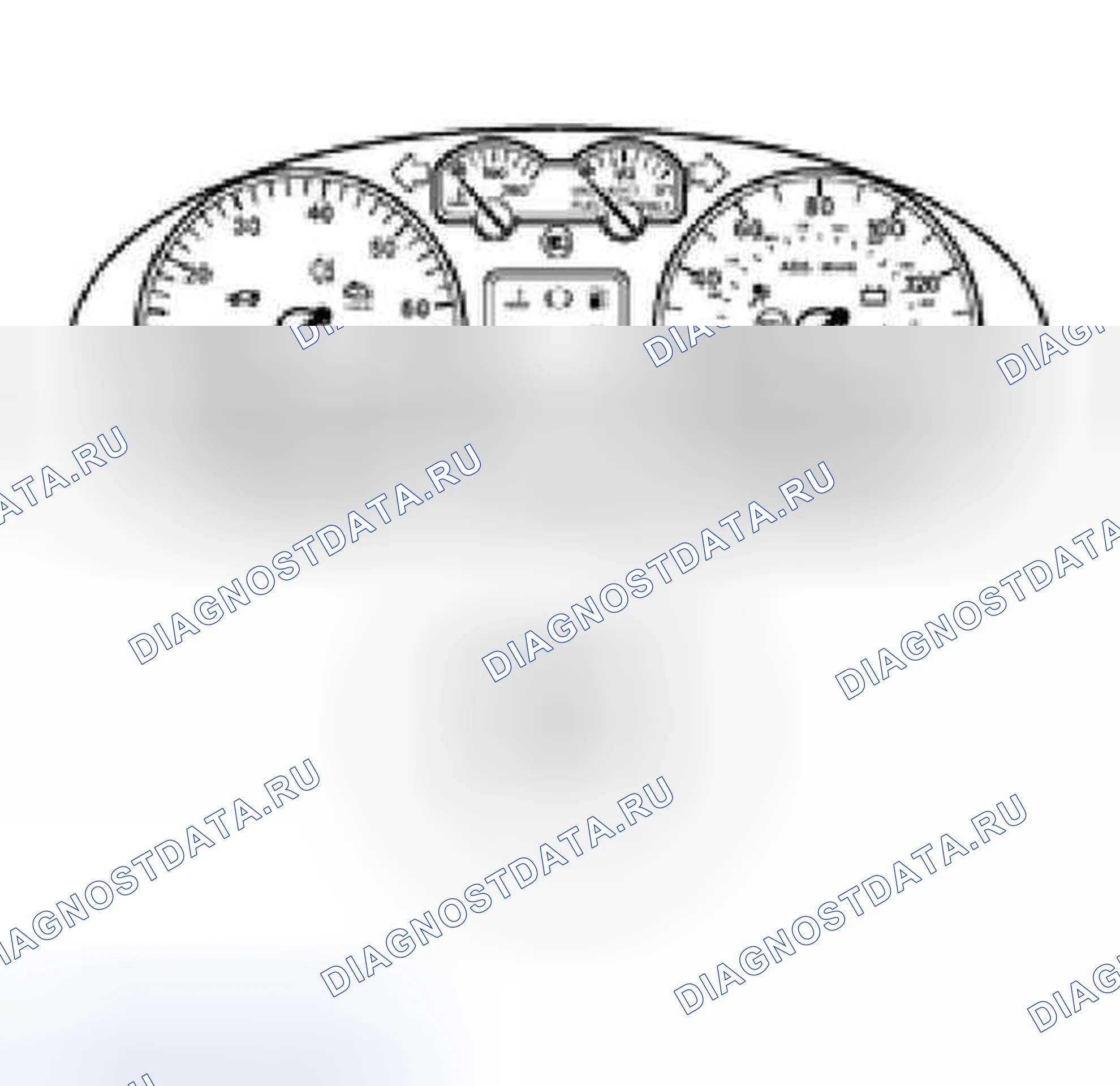 Рис. 317: Место установки сигнальной лампы EPC. Volkswagen Jetta IV