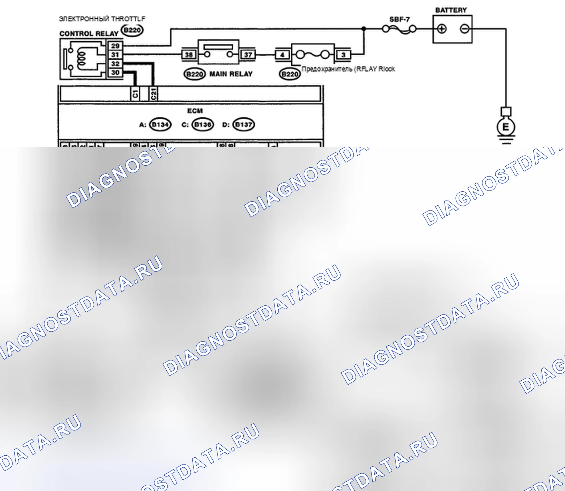 Рис. 39: электросхема. Subaru Impreza WRX GH