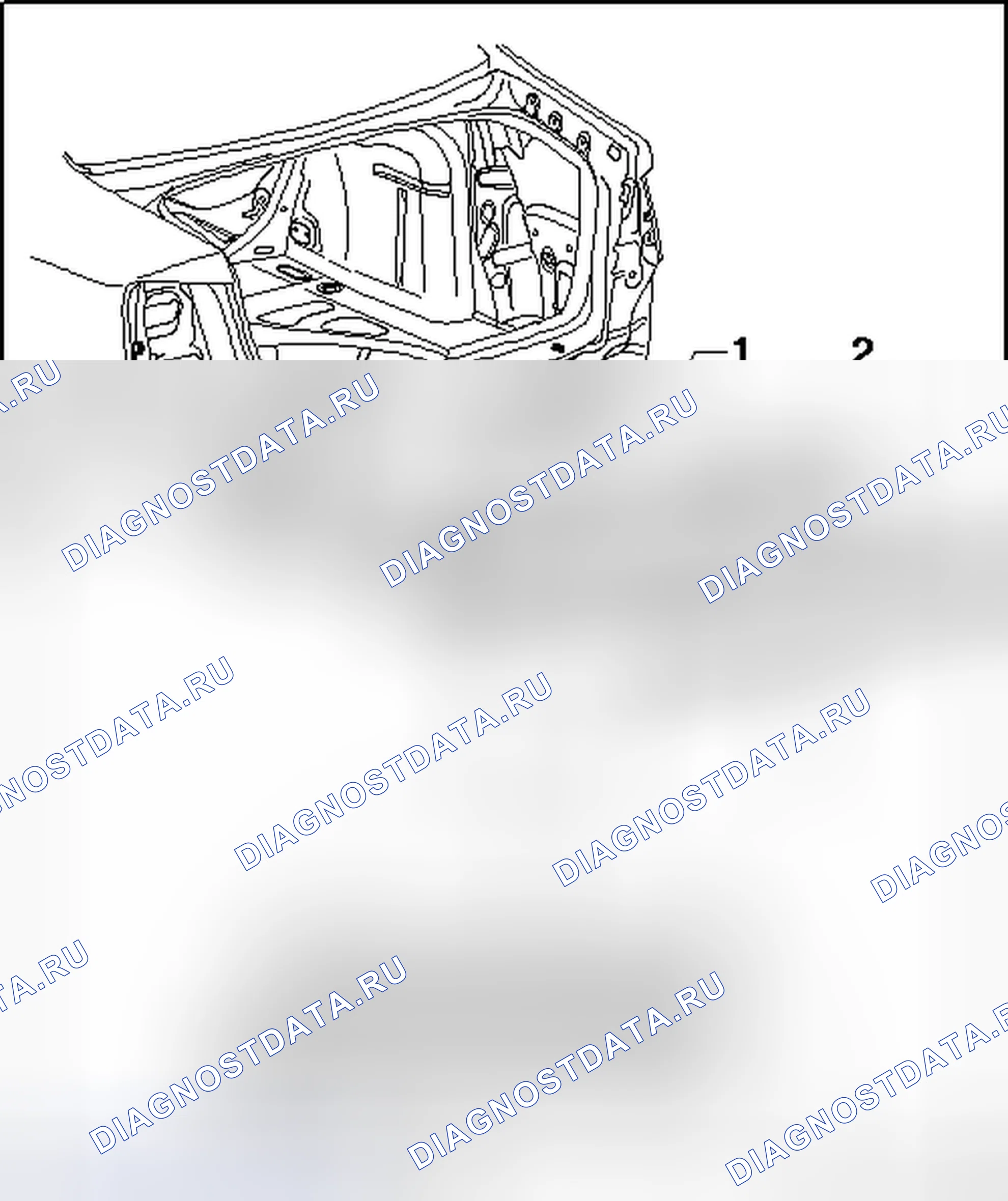 Рис. 448: ОБЗОР ДЕРЖАТЕЛЯ БАМПЕРА. Volkswagen Jetta V