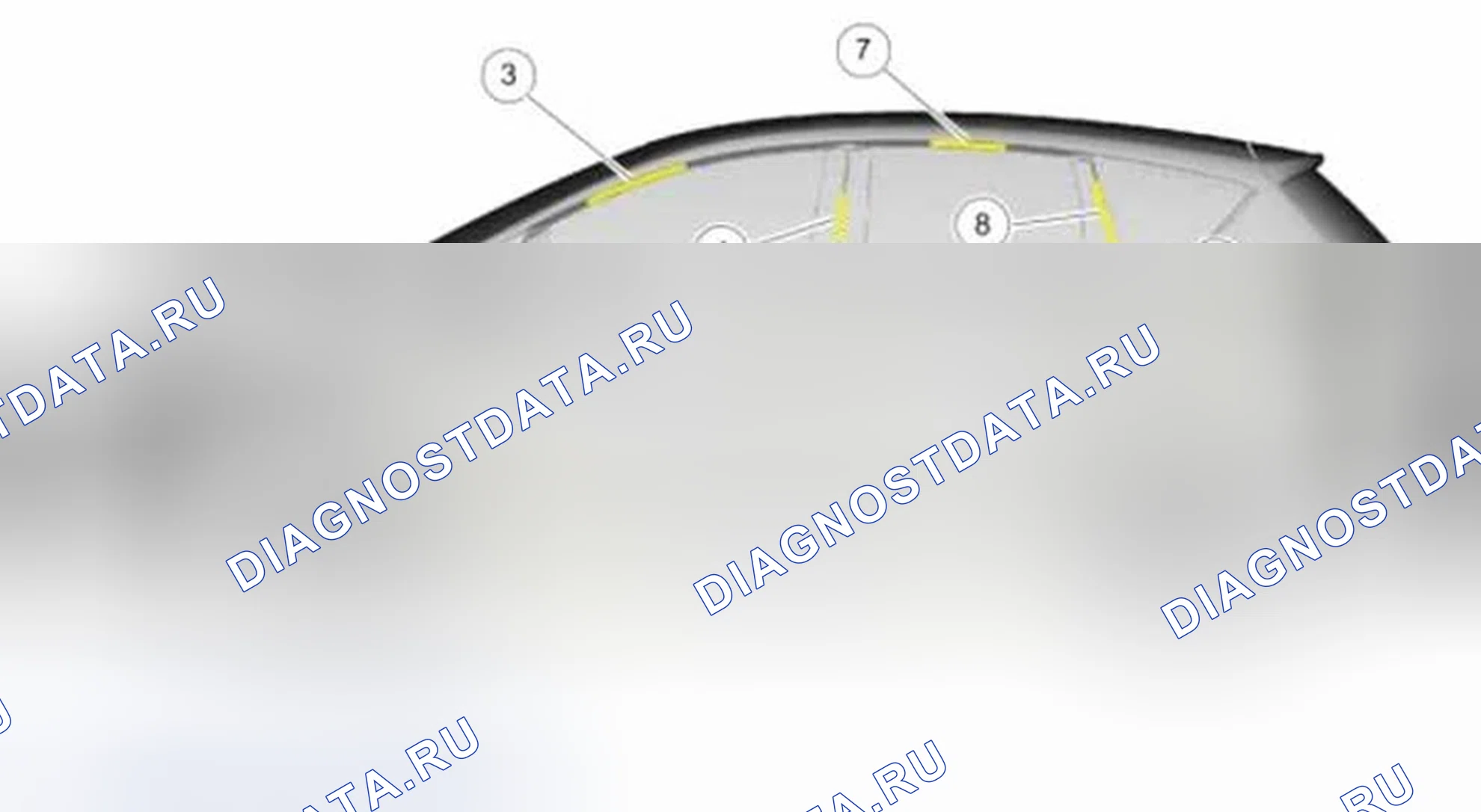 Рис. 55: Границы кузова - боковые панели. Ford C-MAX II