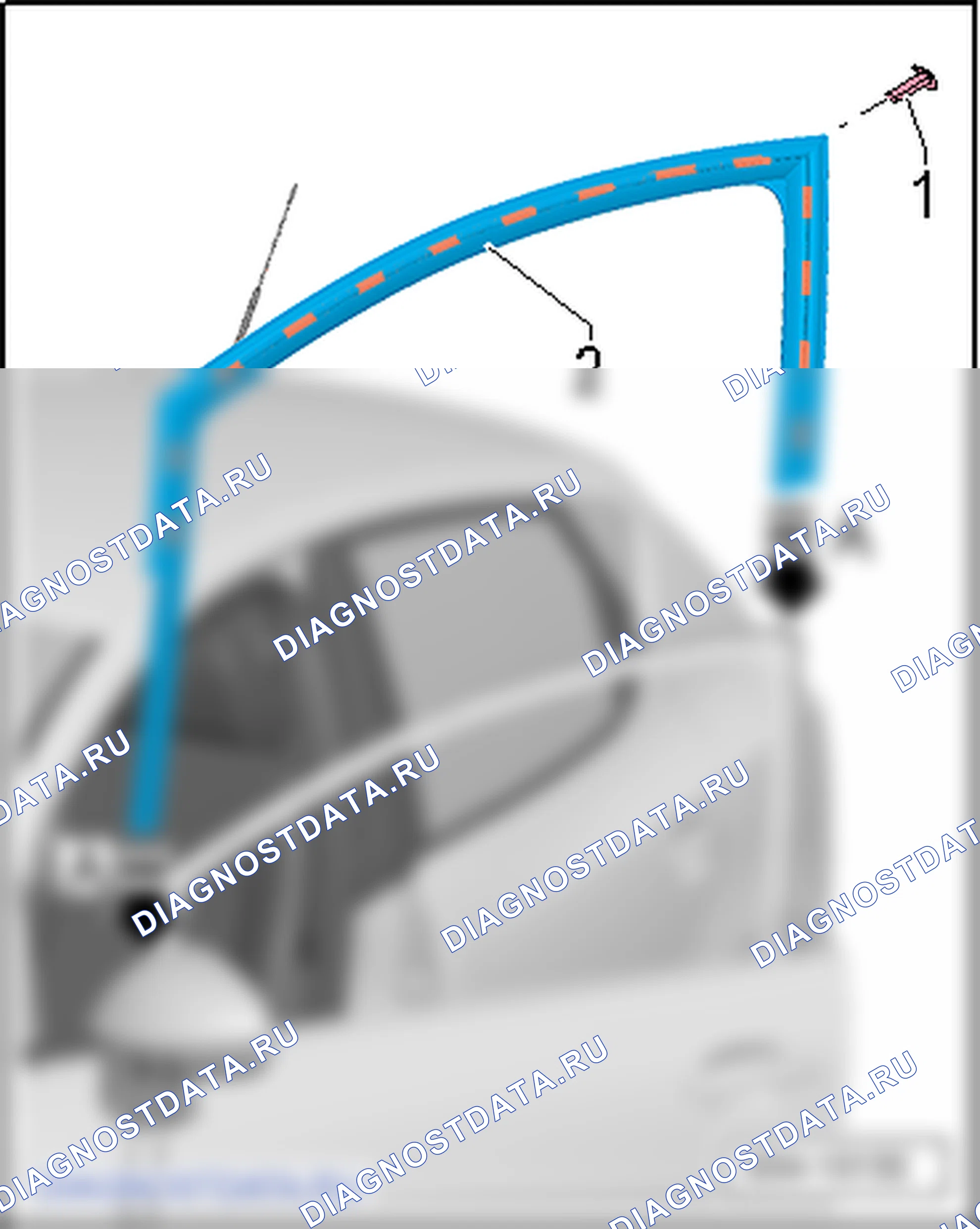 Окна передней двери. SEAT Ibiza IV