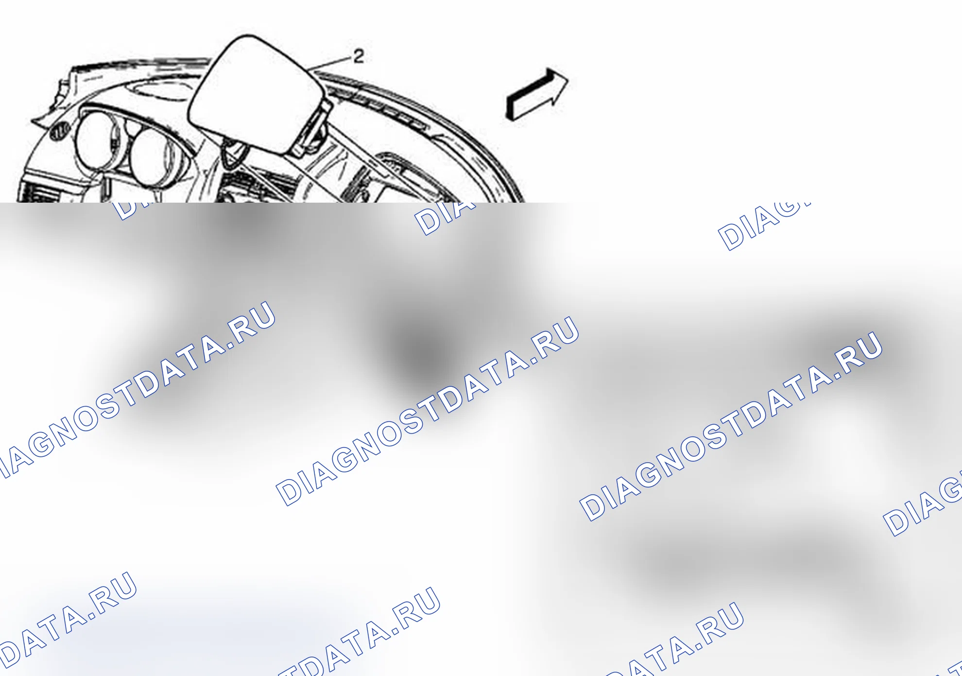 Рис. 11: Замена надувного удерживающего модуля приборной панели (SKY). Pontiac Solstice I final