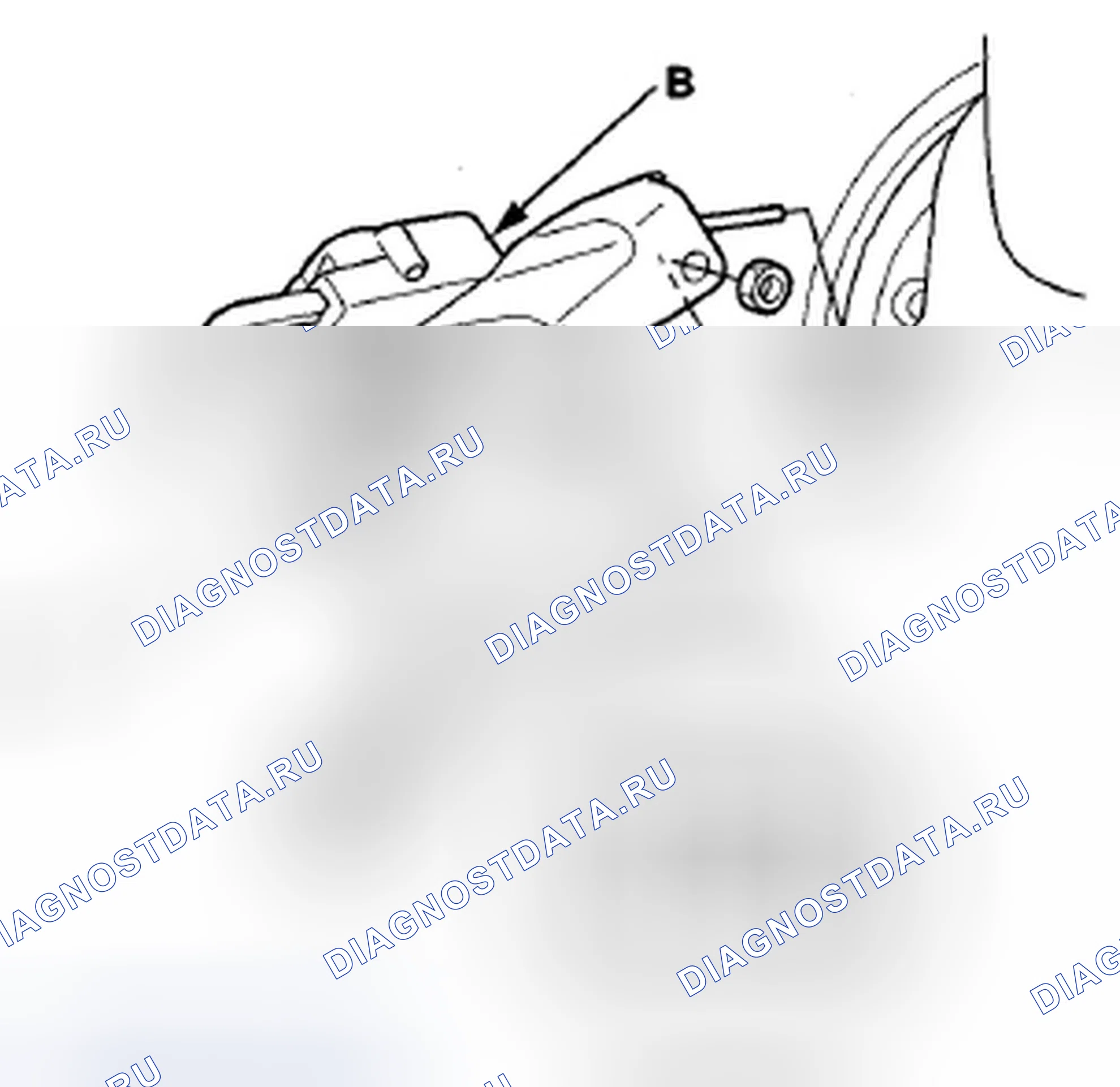 Рис. 271: Испытание/замена привода замка двери для заправки топливом. Acura ZDX I