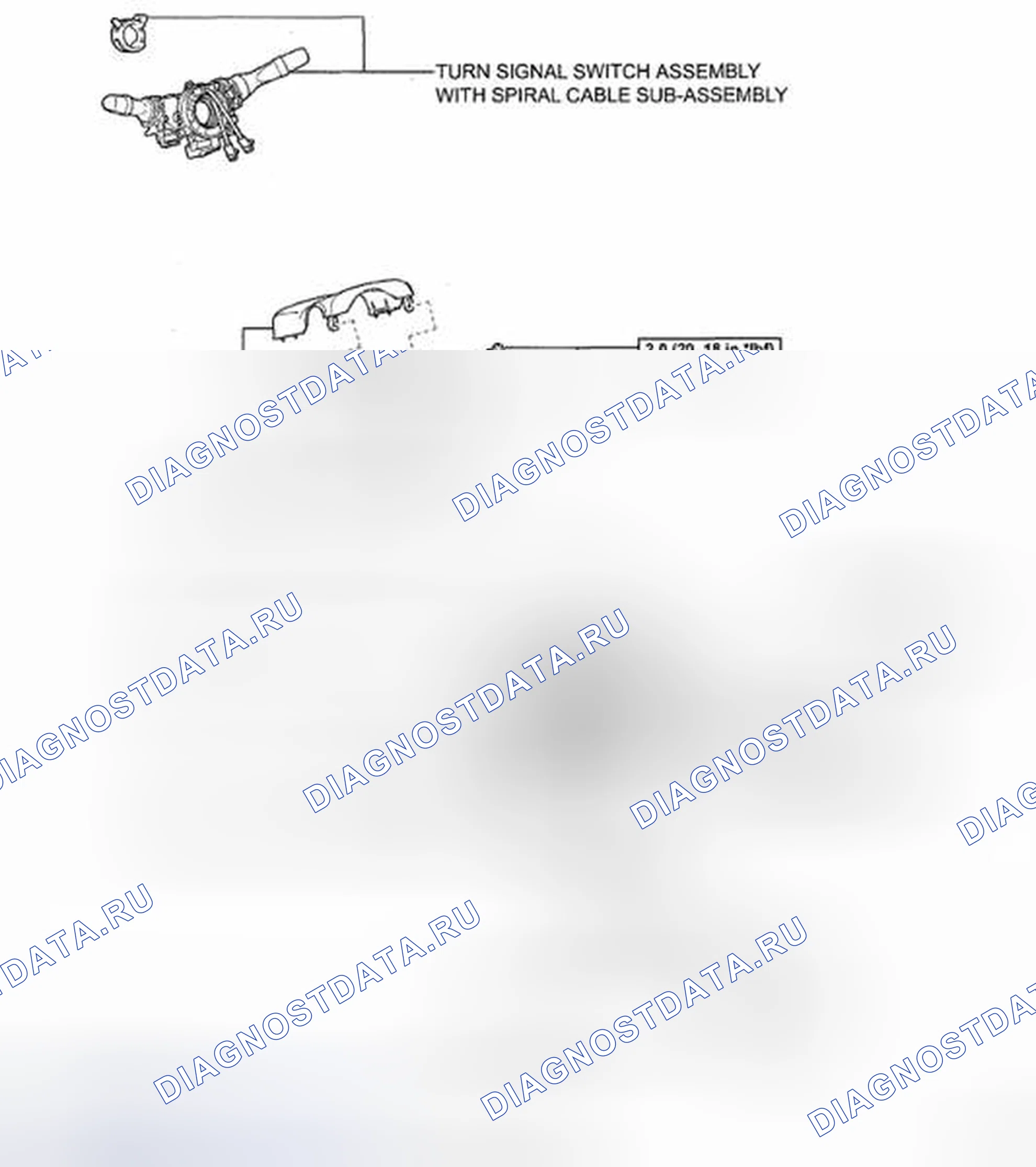 Рис. 595: КОМПОНЕНТЫ. Toyota Camry XV40