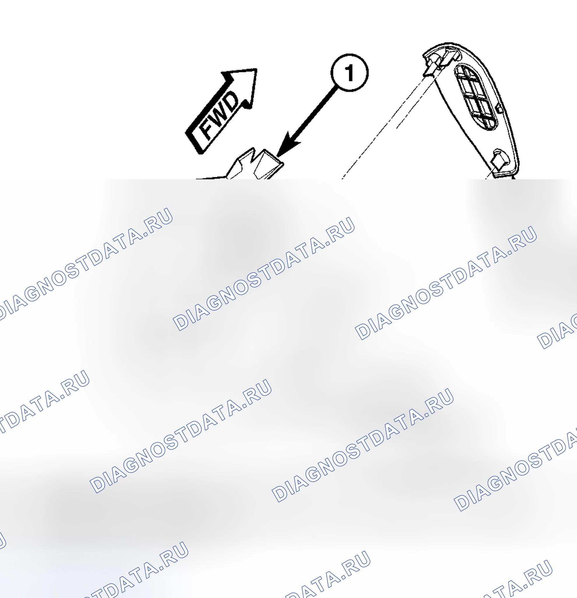 Рис. 22: ДЕМОНТАЖ. Dodge Grand Caravan IV