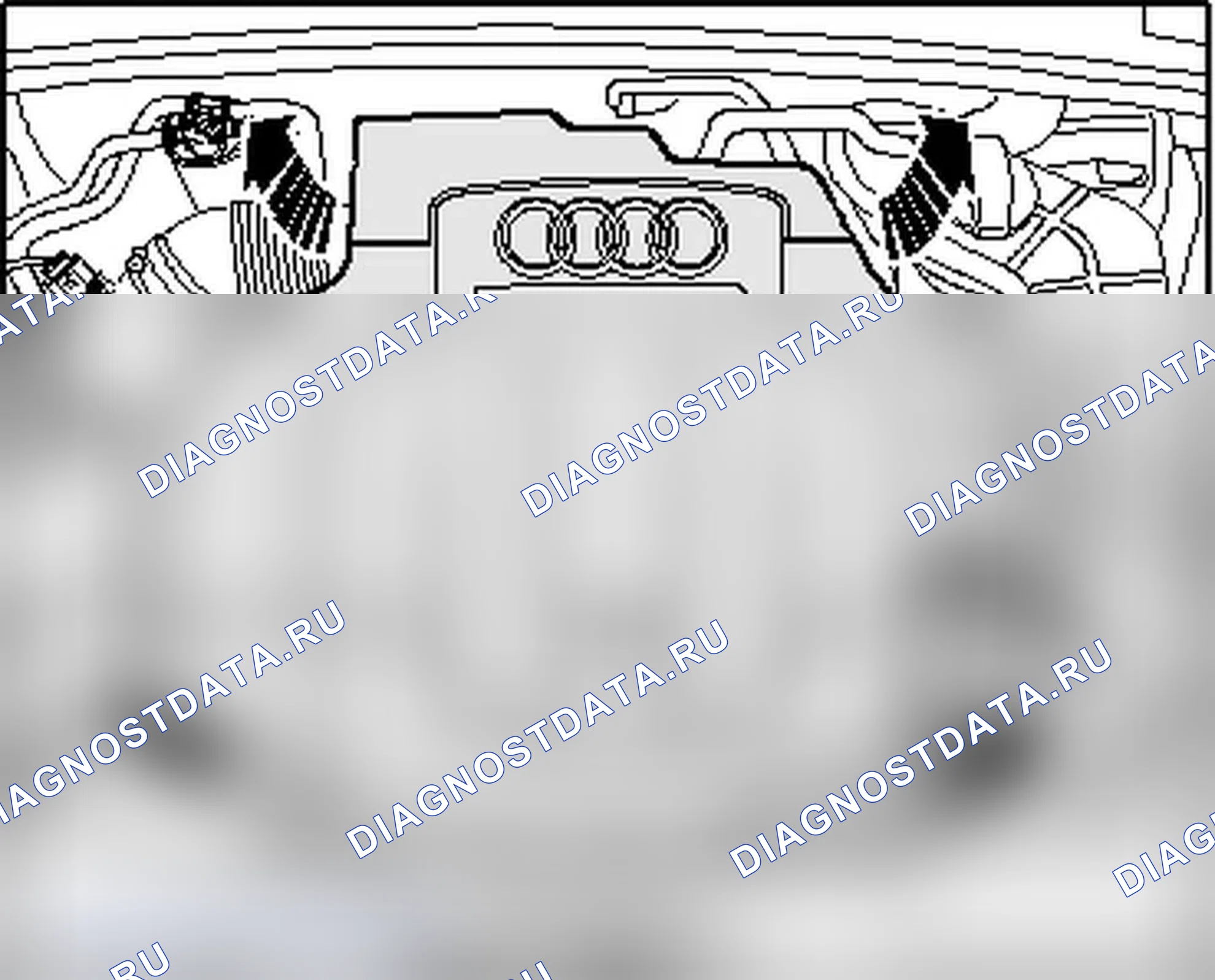 Рис. 55: Влияет на автомобили с 3,0-литровым двигателем TDI. Audi Q7 4L рестайлинг