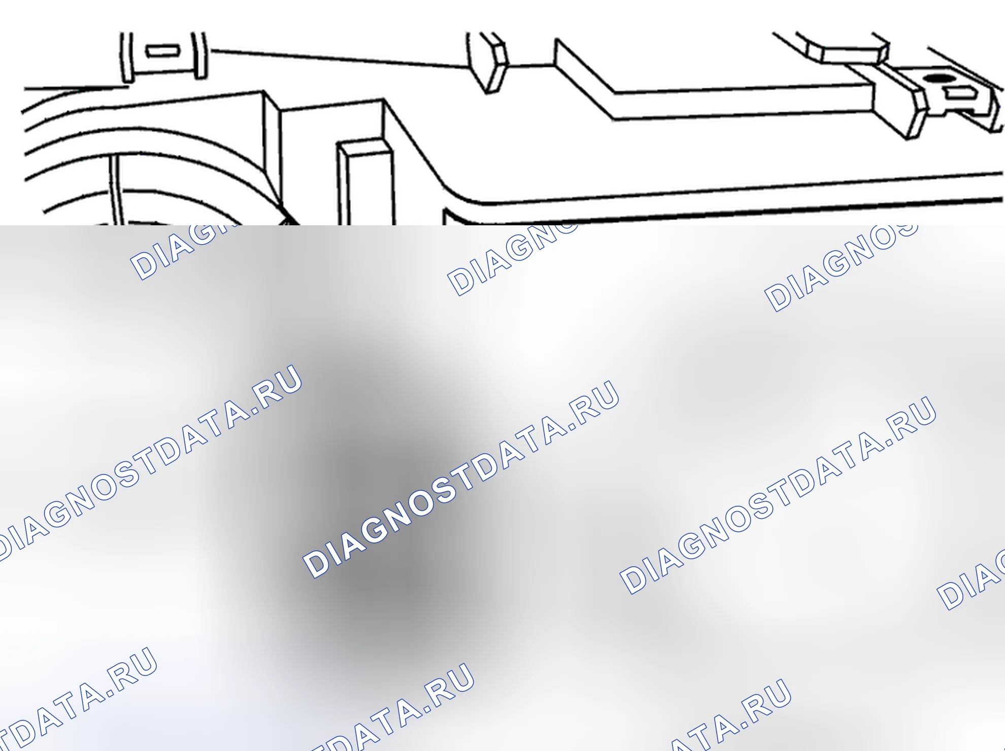 Рис. 60: Двигатель регулировки диапазона фар. Volvo S80 I