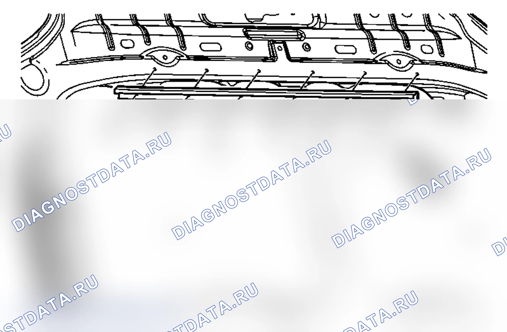 Рис. 60: Замена переднего уплотнения капота. Chevrolet Silverado 3500 HD 