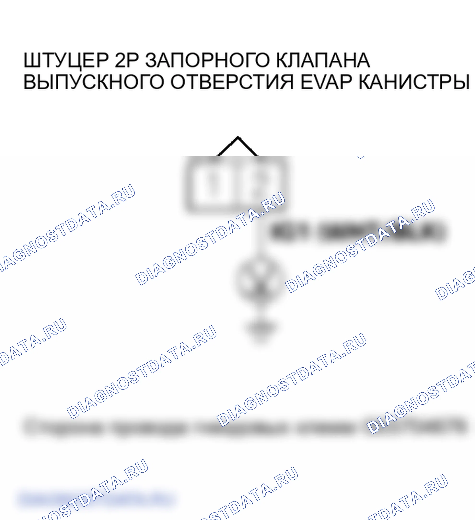 Рис. 54: расшифровка кода ошибки P0498: Низковольтная схема управления запорным клапаном вентиляционной коробки EVAP. Honda Odyssey III