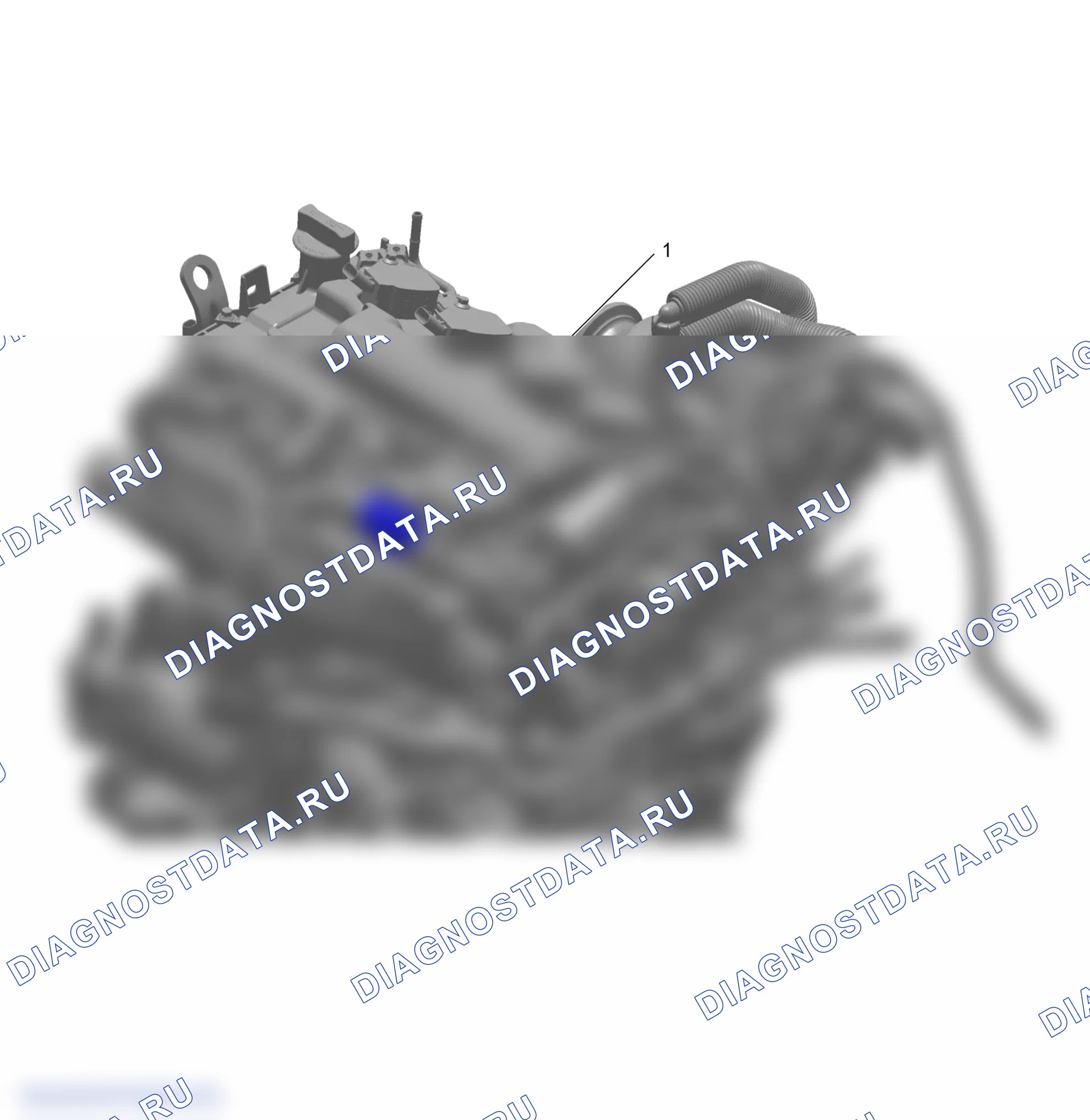 Схема расположения электромагнитного клапана адсорбера — Wey V8X. Wey V8X I