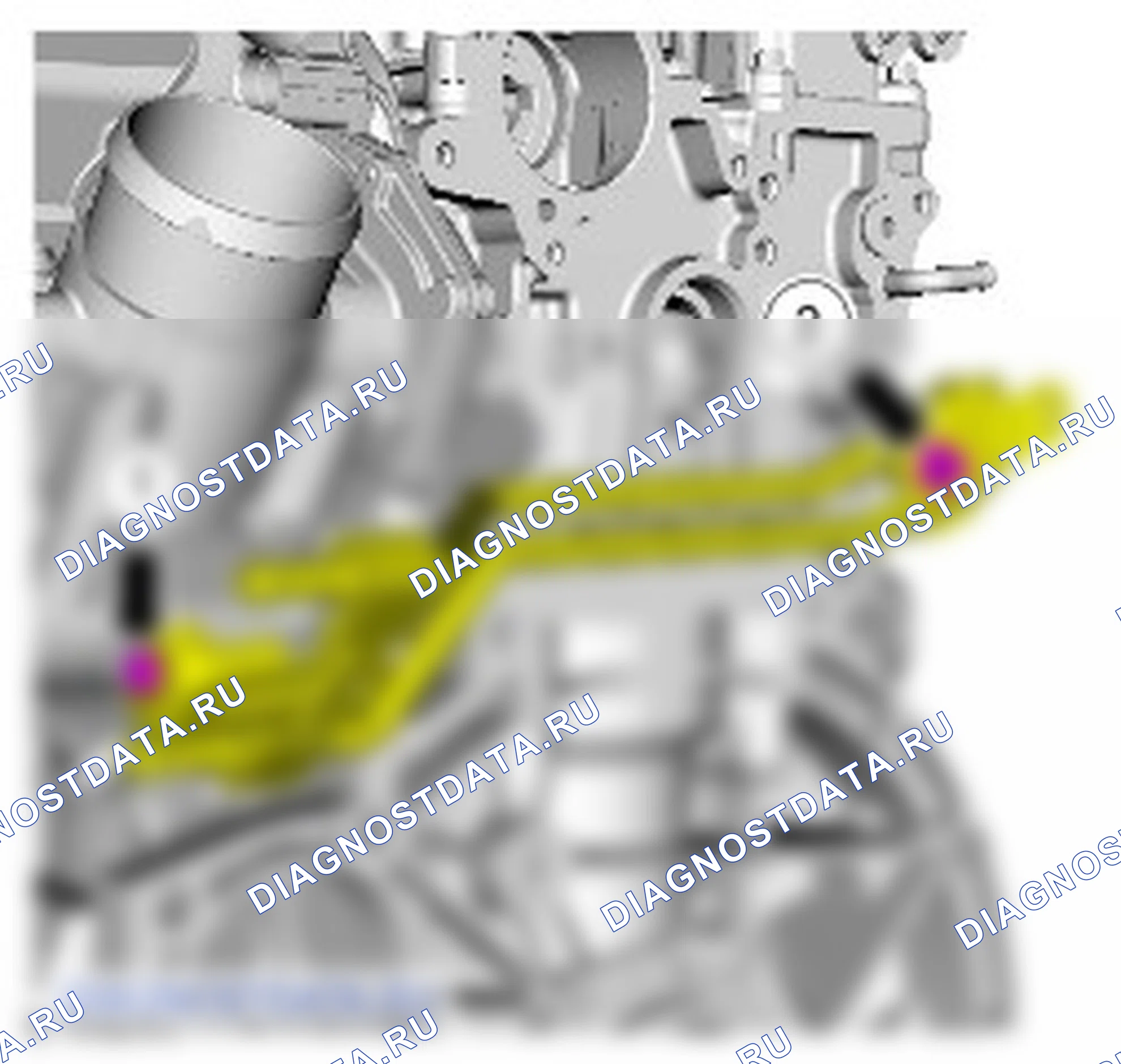 Как установить присоединяемые детали двигателя. Ford Kuga II