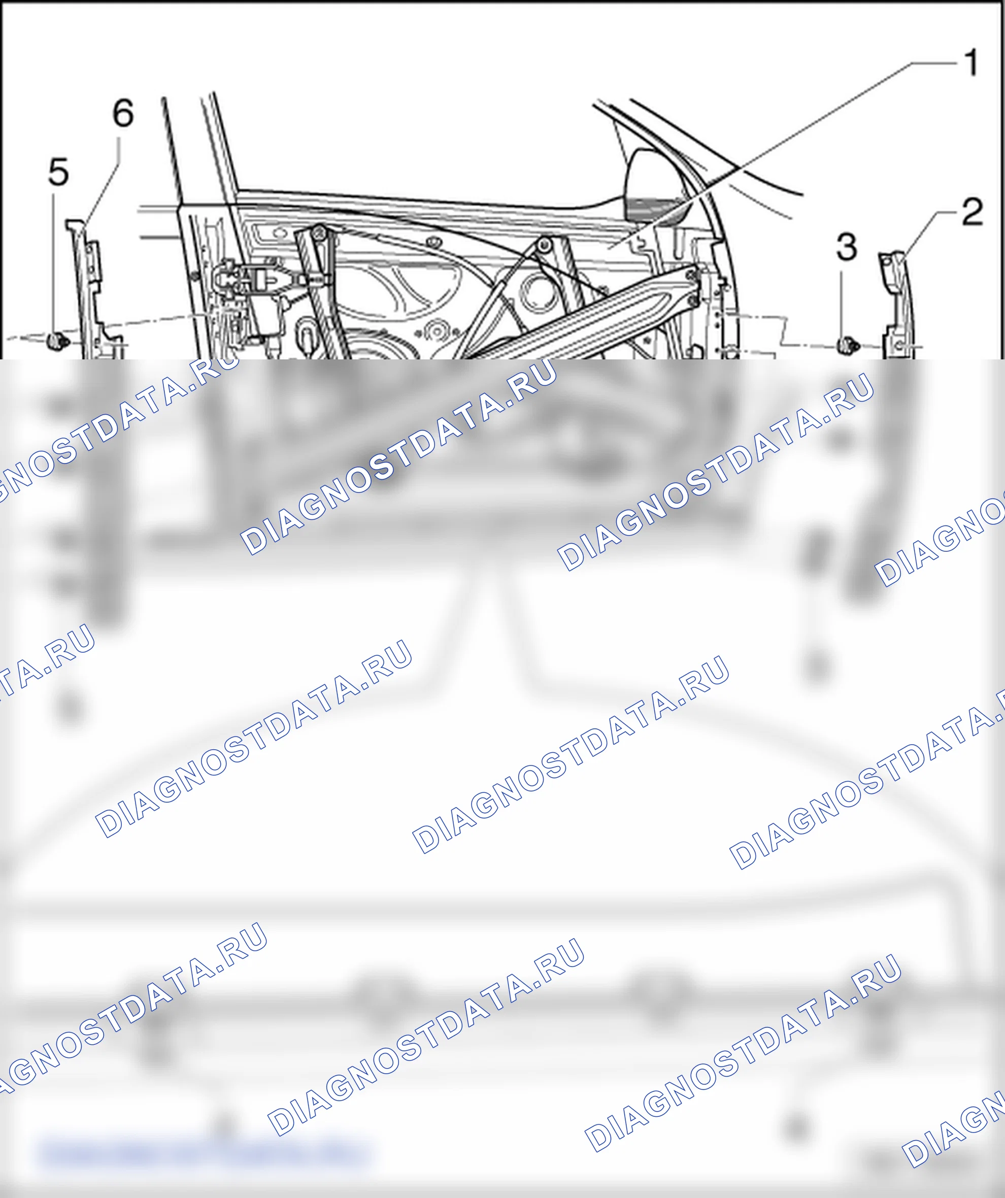 Передняя дверь. Volkswagen Golf Mk5
