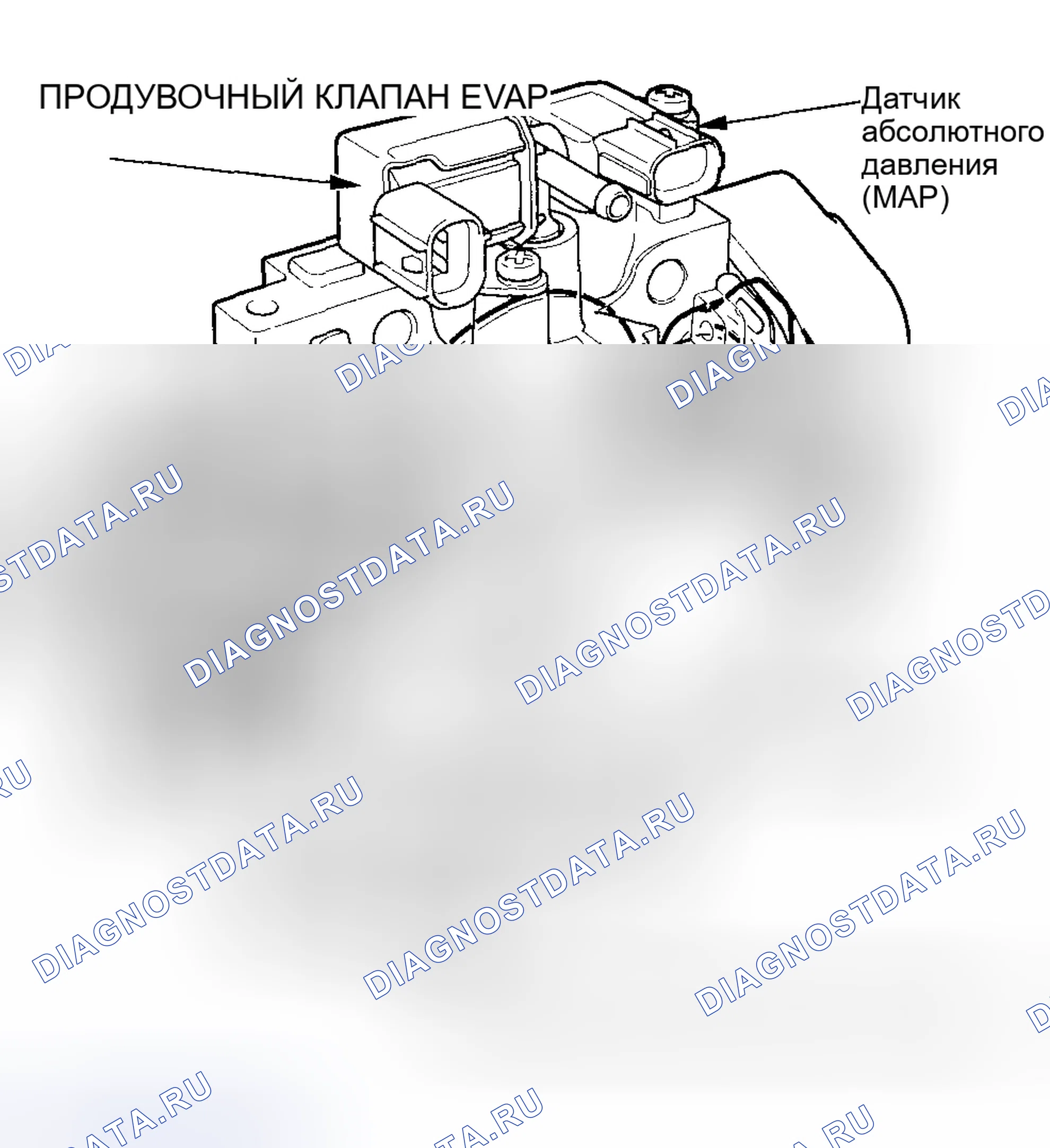 Рис. 76: Корпус дроссельной заслонки. Acura RSX I