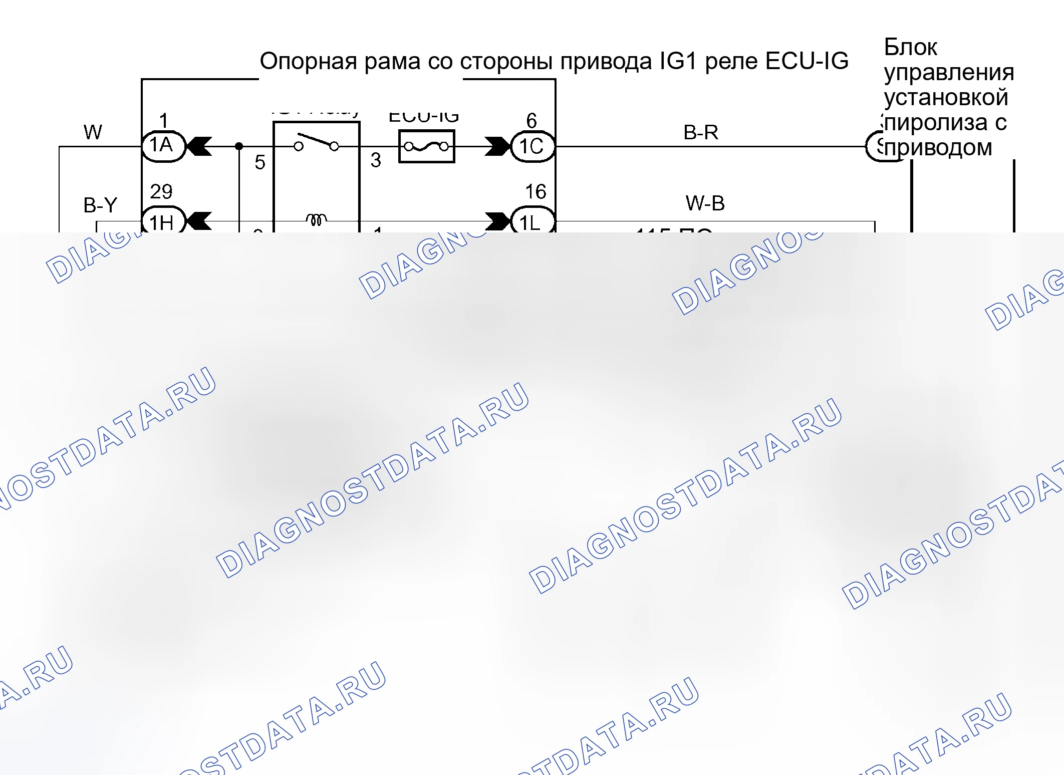 Рис. 40: электросхема. Toyota Sienna II