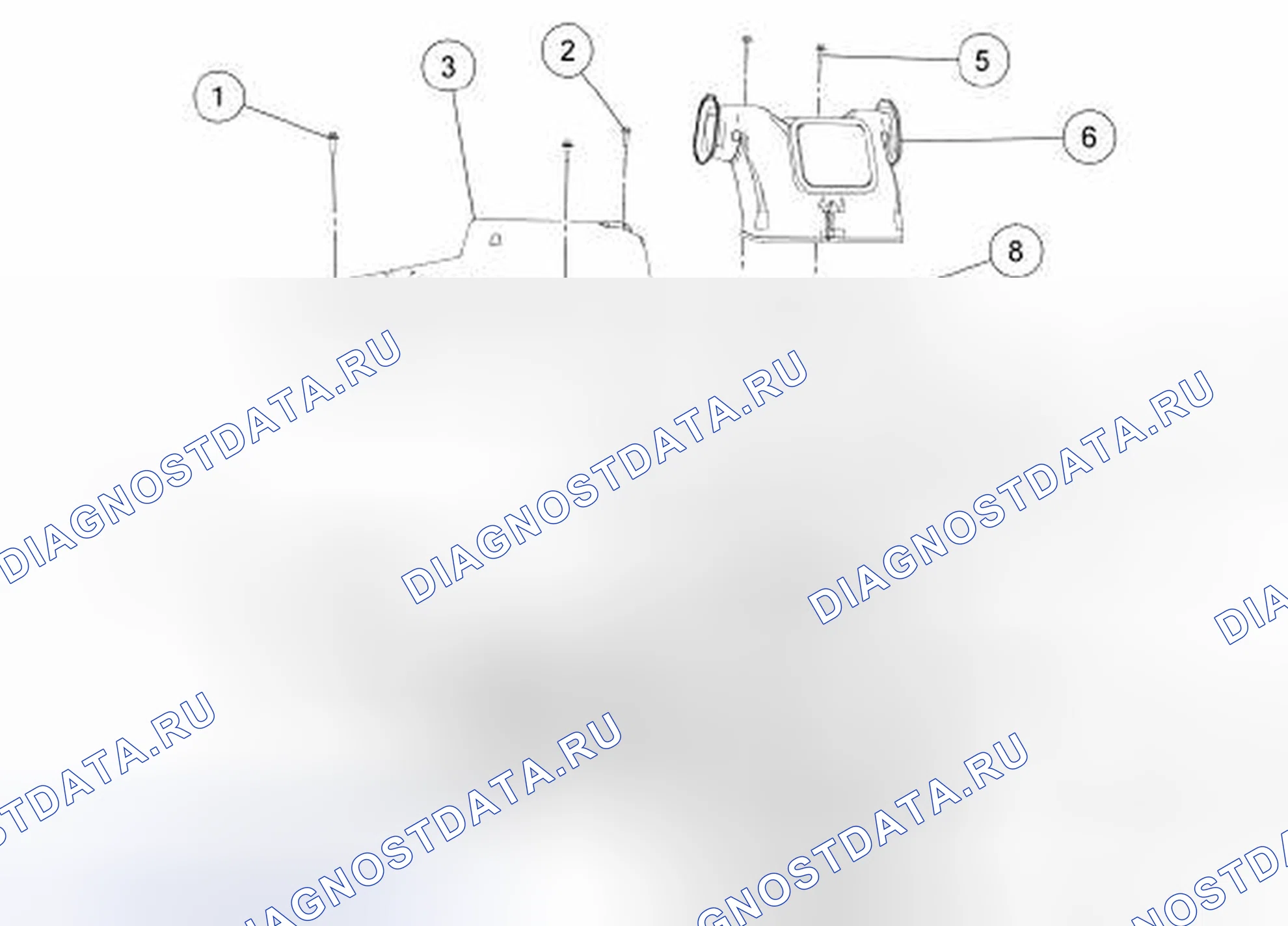 Рис. 151: Корпус активной зоны нагревателя и испарителя. Hyundai ix55 I