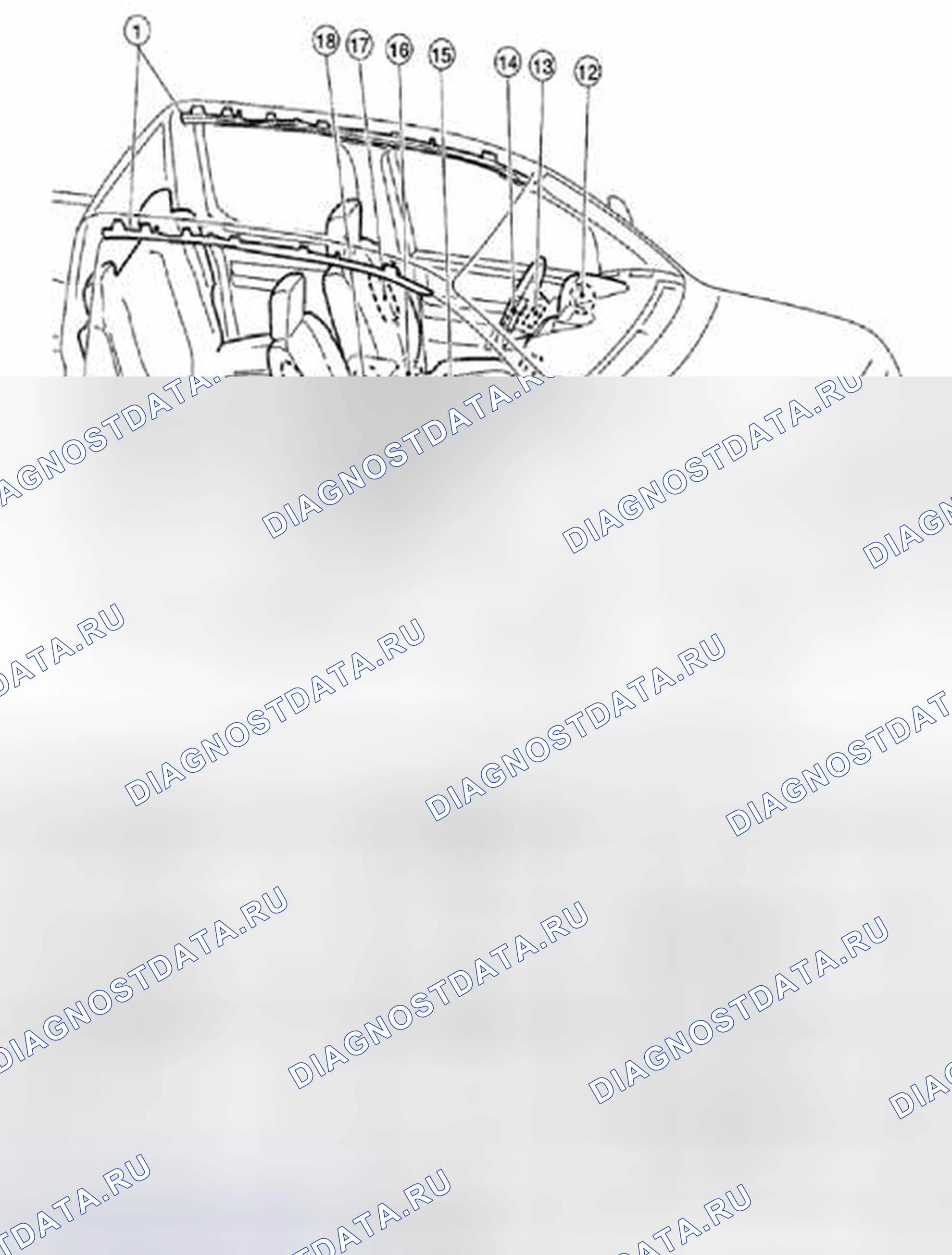 Рис. 11: Расположение компонентов SRS. Suzuki Equator I