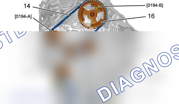Снятие-установка: ремень ГРМ — b1eg0njd. Citroen DS 3 I
