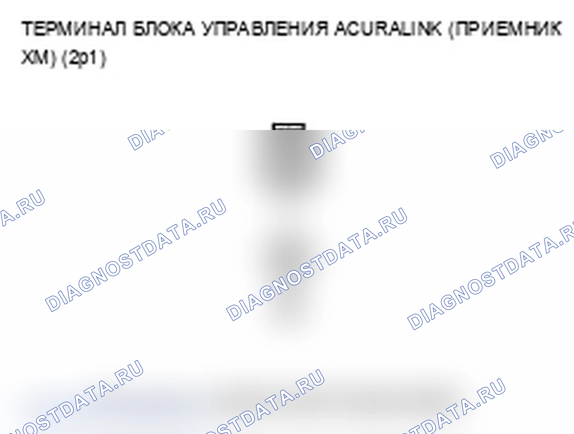Рис. 54: Ошибка антенны расшифровка кода ошибки B2240: XM. Acura MDX II