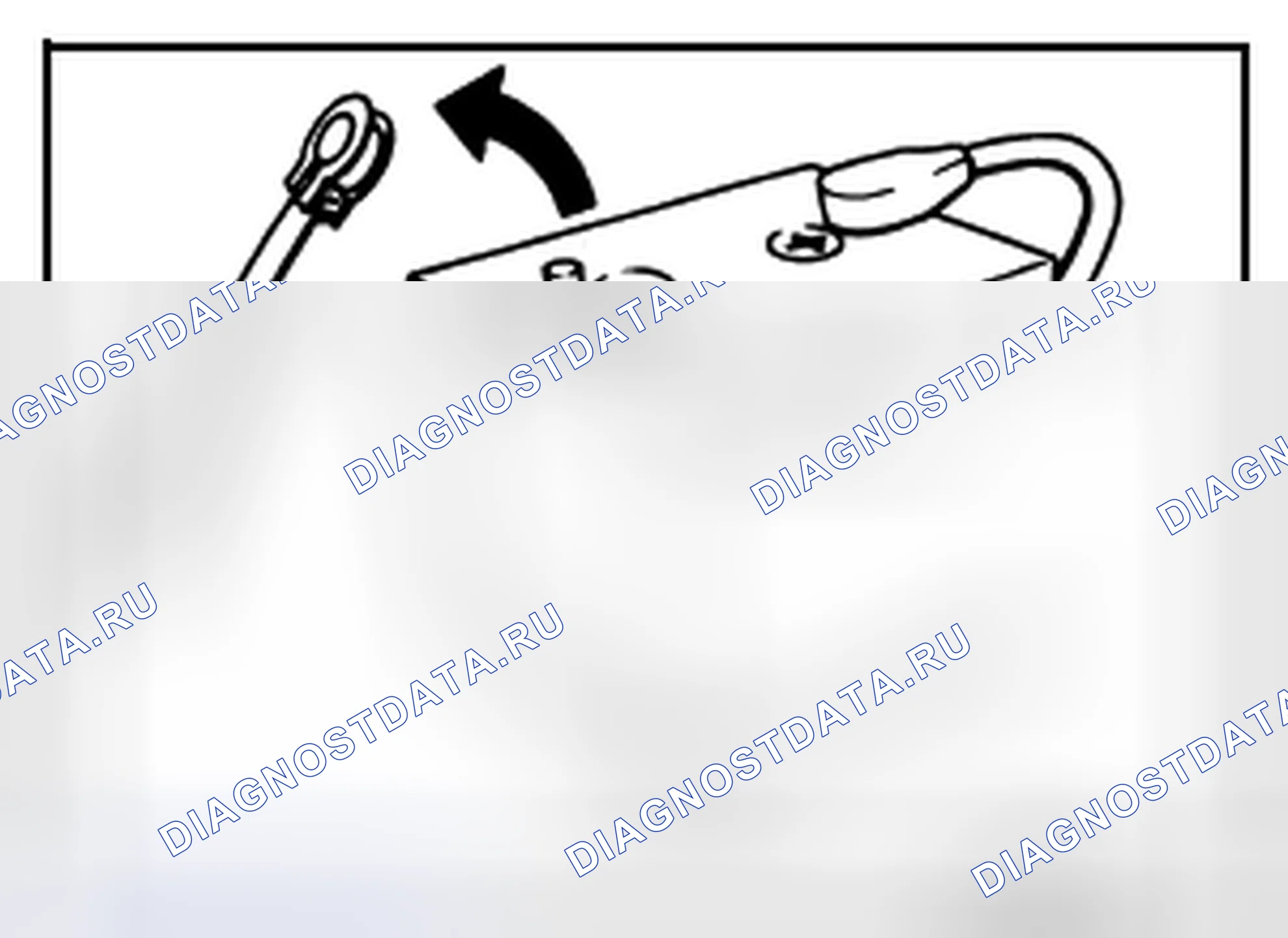 Рис. 6: Меры предосторожности при удалении клеммы аккумулятора. Infiniti Q70 I рестайлинг