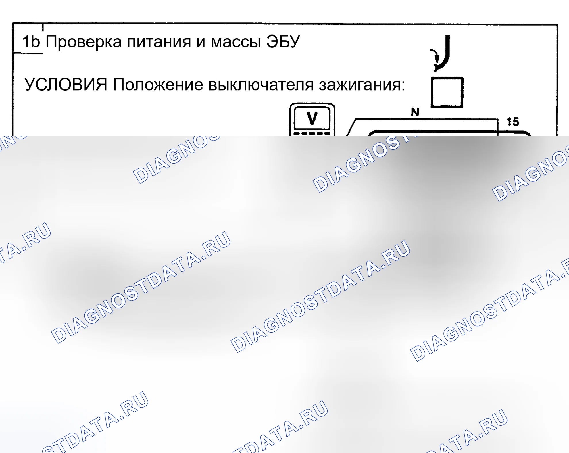 Рис. 8: СИЛОВОЕ И НАЗЕМНОЕ ИСПЫТАНИЕ МОДУЛЯ УПРАВЛЕНИЯ ДВИГАТЕЛЕМ. Land Rover Discovery I