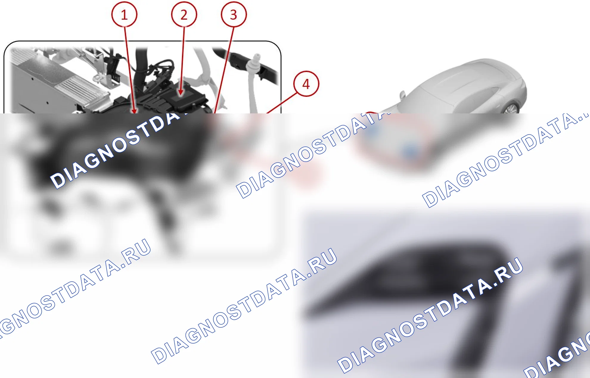 Головная матричная фара LED с системой Porsche Dynamic Light System Plus (PDLS Plus) (здесь: слева). Porsche Taycan J1