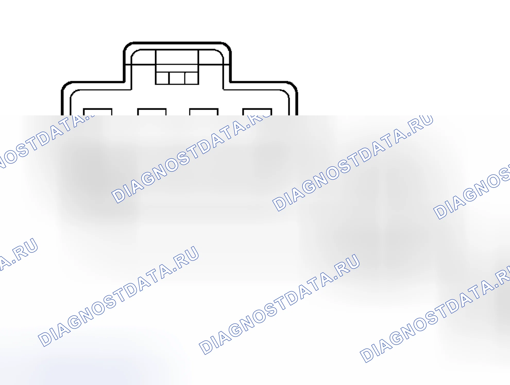 Рис. 1: диагностический тест А: ЗЕРКАЛА НЕ РАБОТАЮТ. Hyundai Porter IV