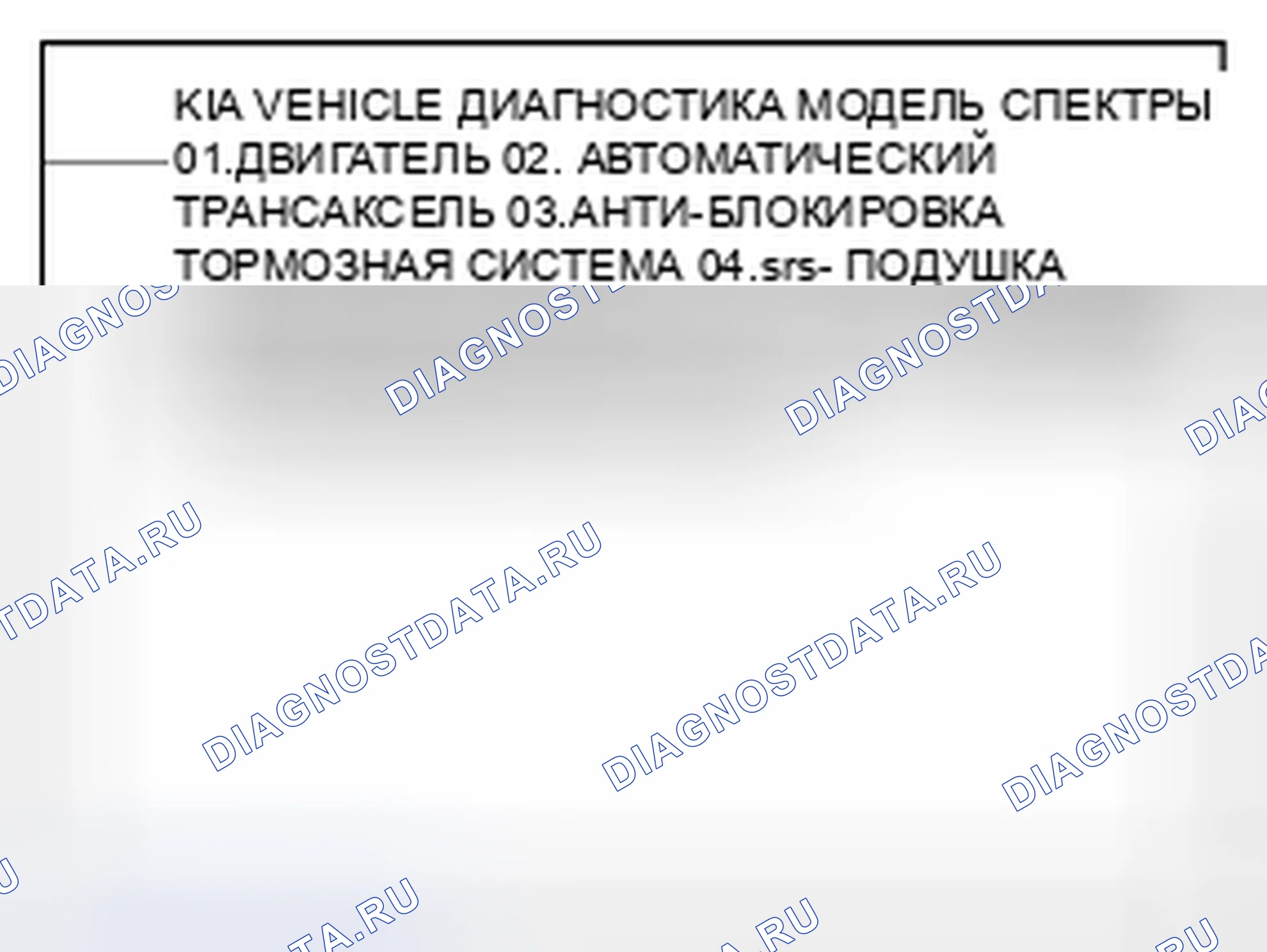 Рис. 80. Kia Spectra I рестайлинг 2