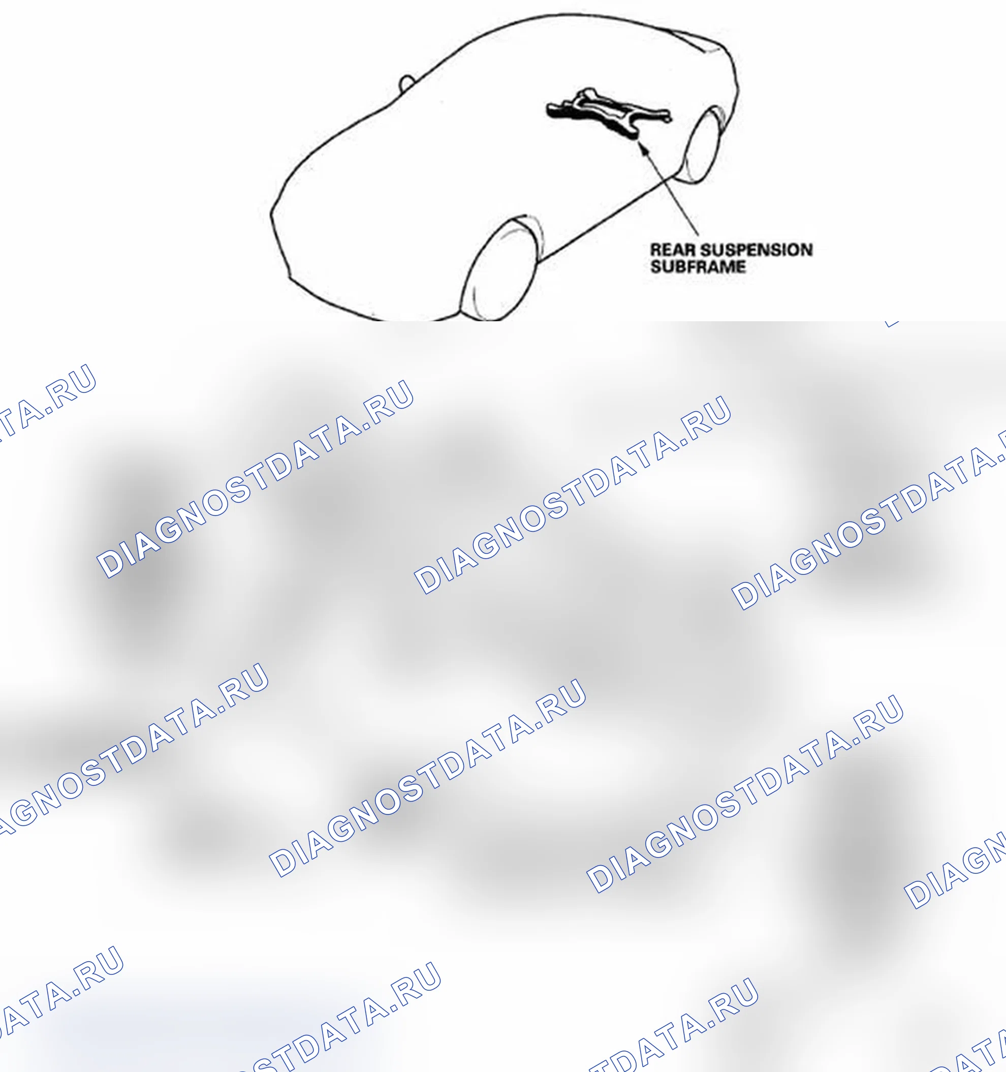 Рис. 4: Крутящий момент заднего подрамника. Acura RL II рестайлинг